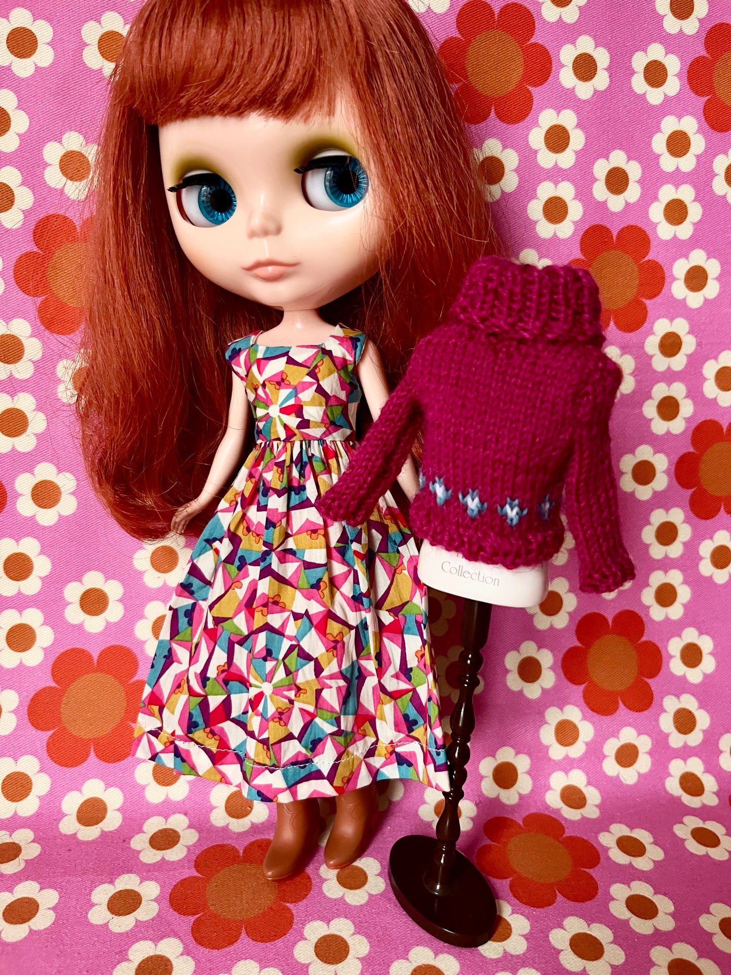 Liberty Dress & Daisy Sweater Valentine Edition.
