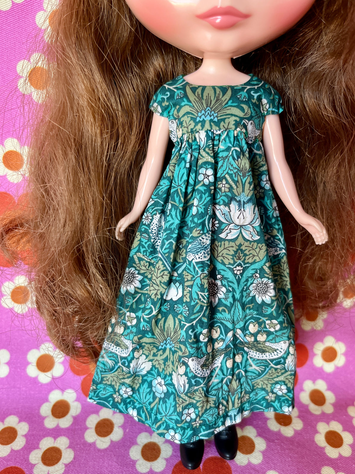 Goth Austen Liberty Regency Dress for Blythe Doll