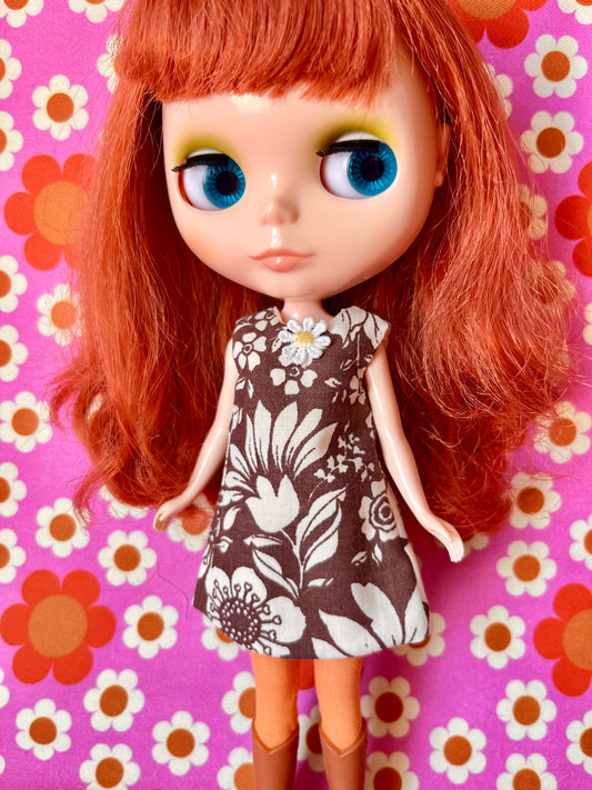 Vintage  Print Mod Cilla Shift dress