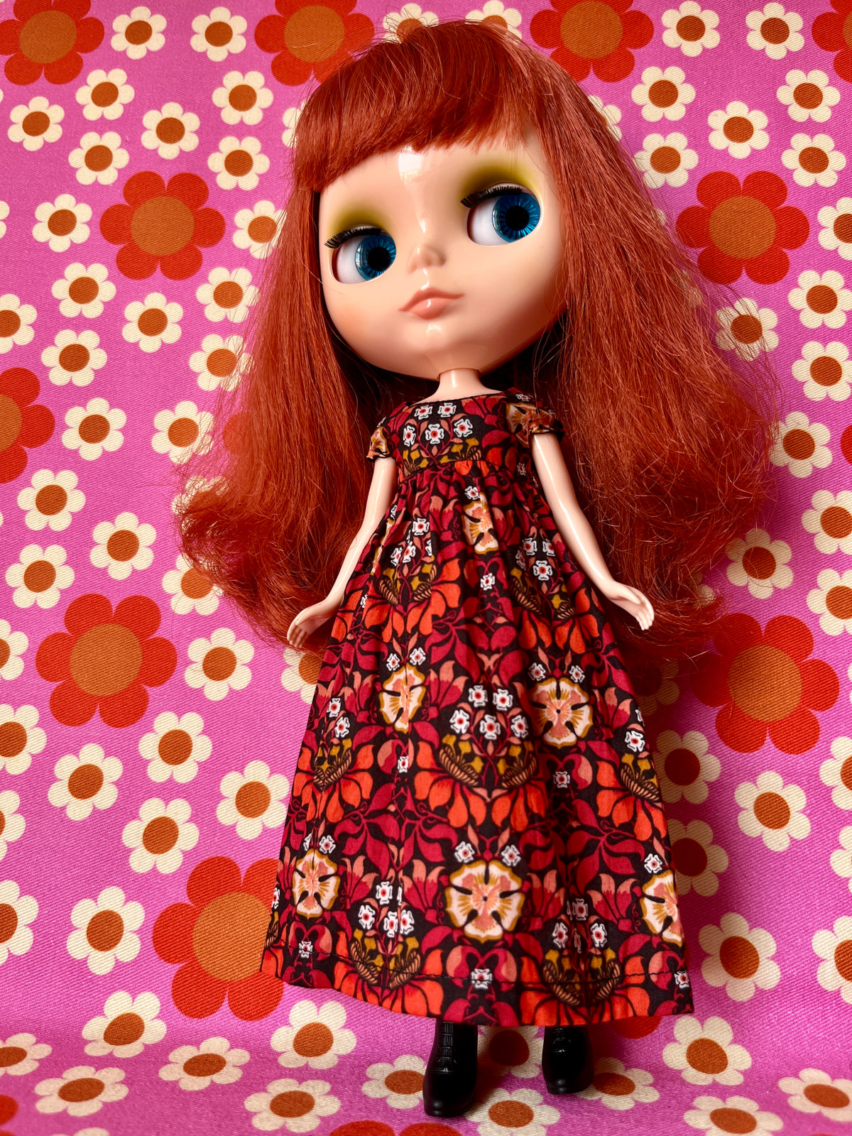 Goth Austen Liberty Regency Dress for Blythe Doll