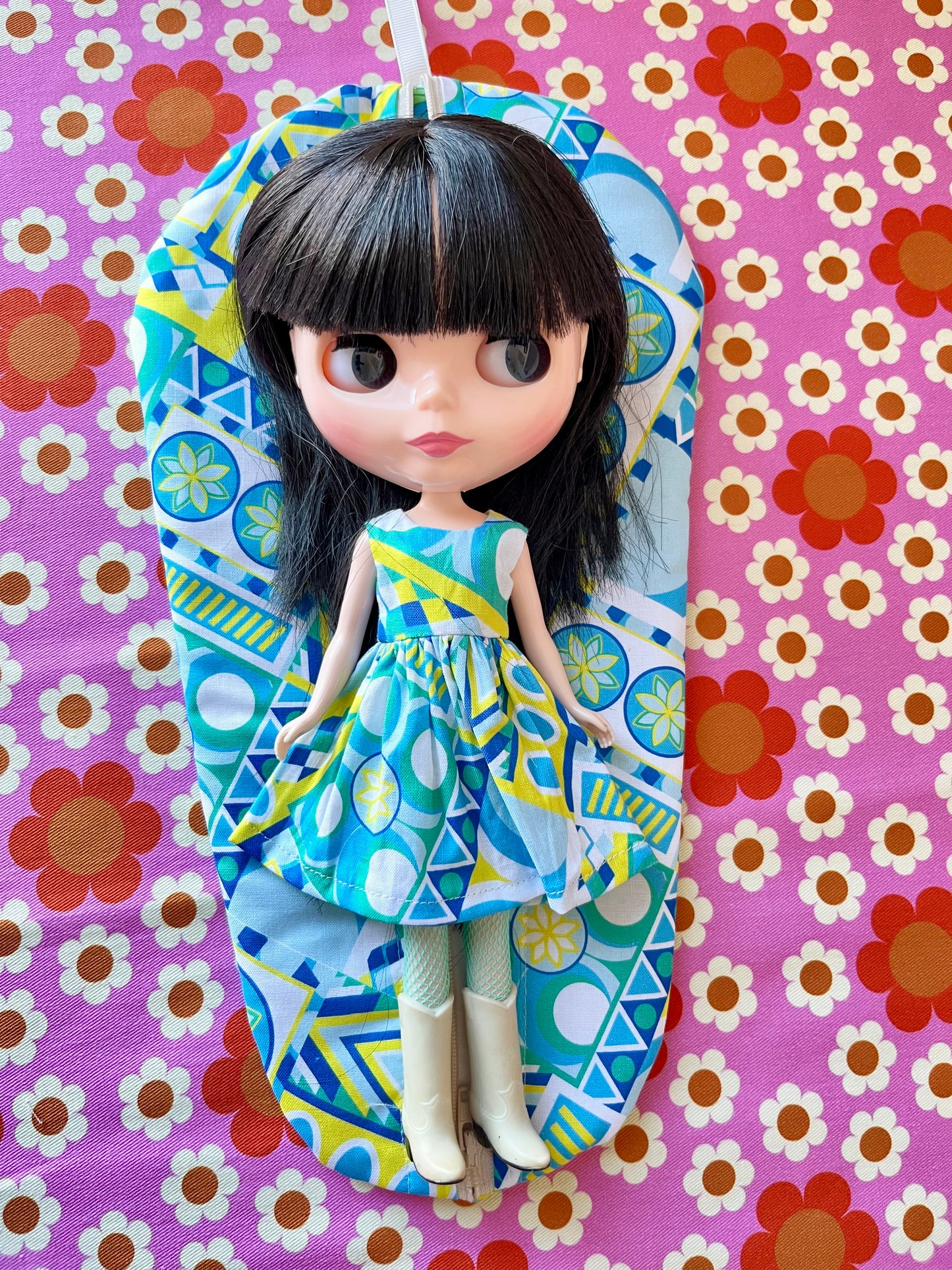 Pucci Summer Dress & Matching Carry Case for Neo-Blythe size Doll