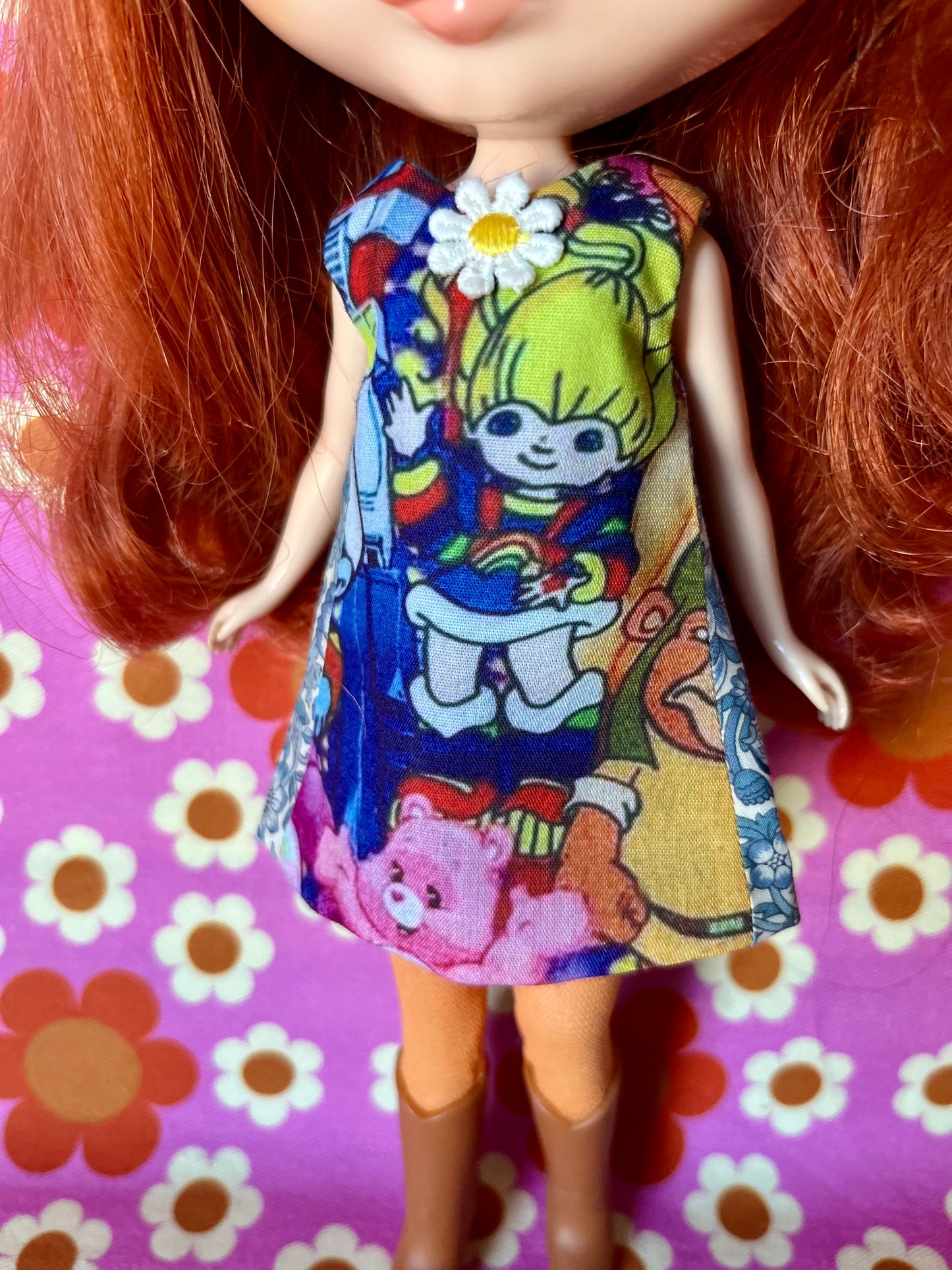 Last Chance Rainbow Bright Dress for Blythe Doll