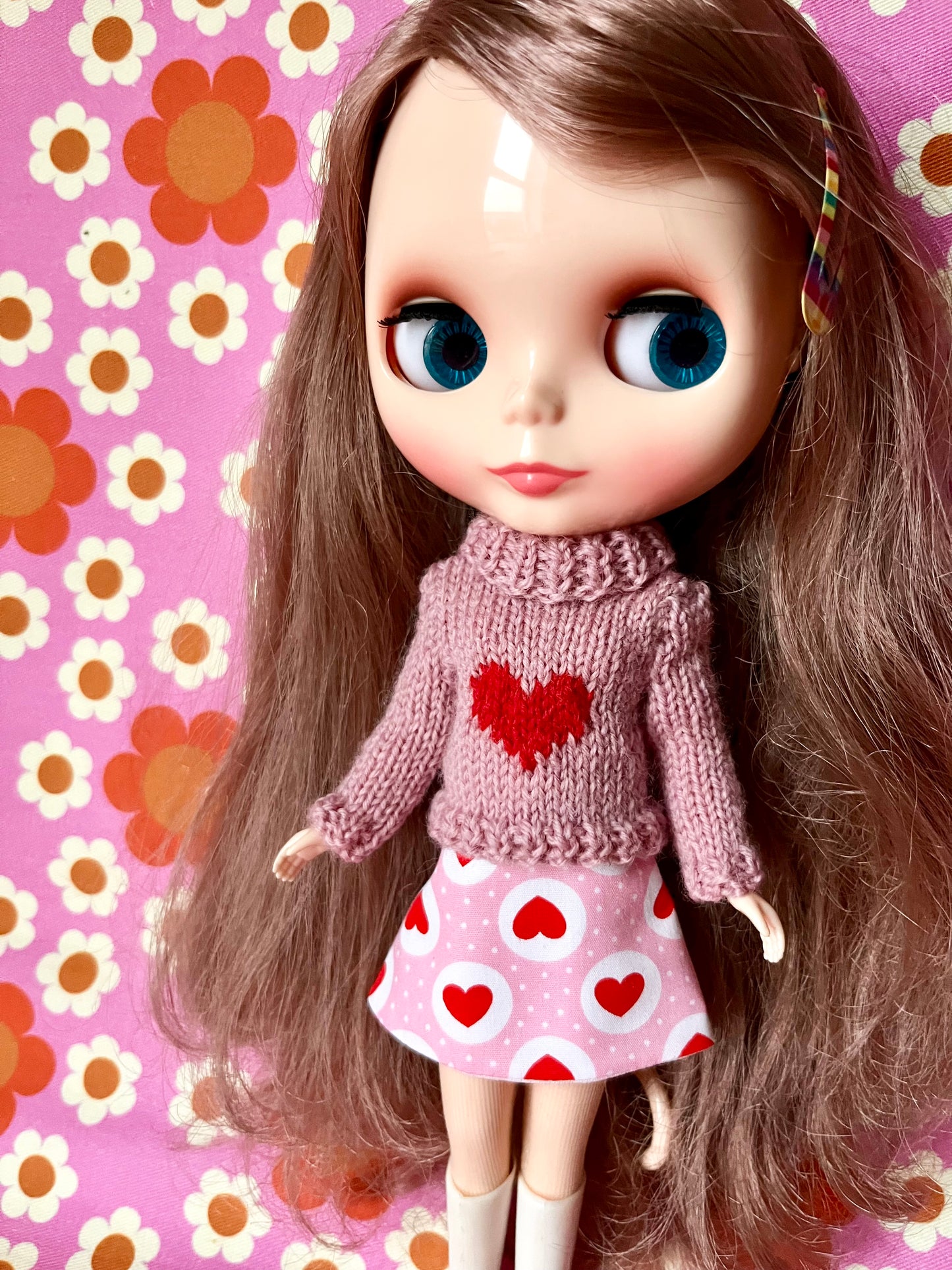 Valentine Heart Sweater & Skirt set