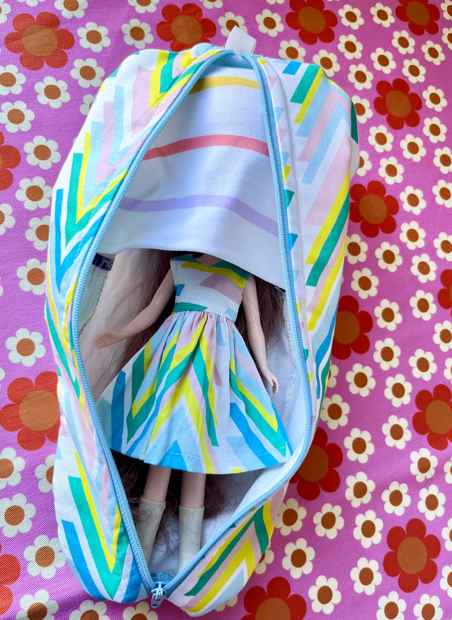 Pucci Summer Dress & Matching Carry Case for Neo-Blythe size Doll