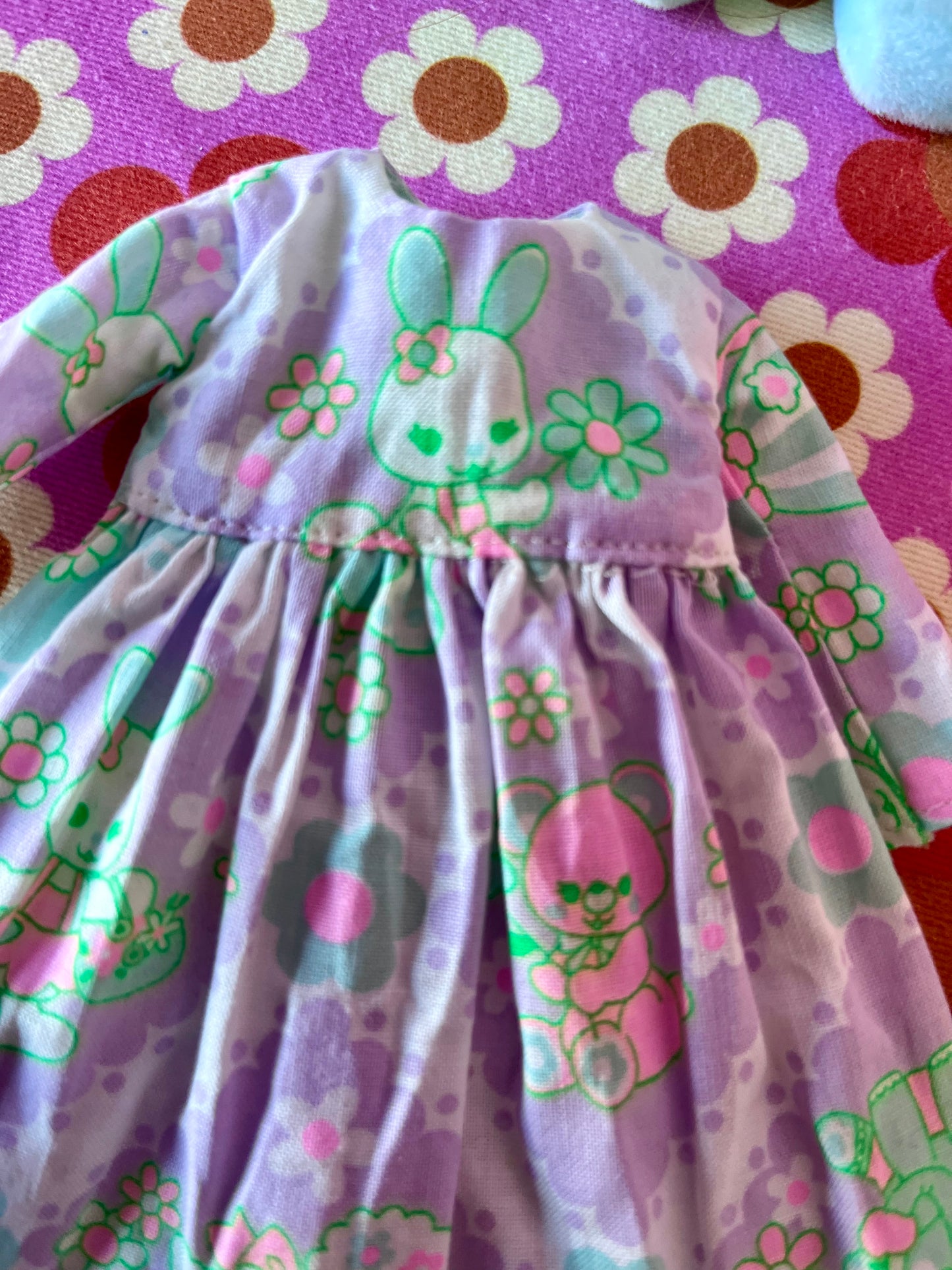 Lilac Easter Bunny Family Dress for Blythe Doll