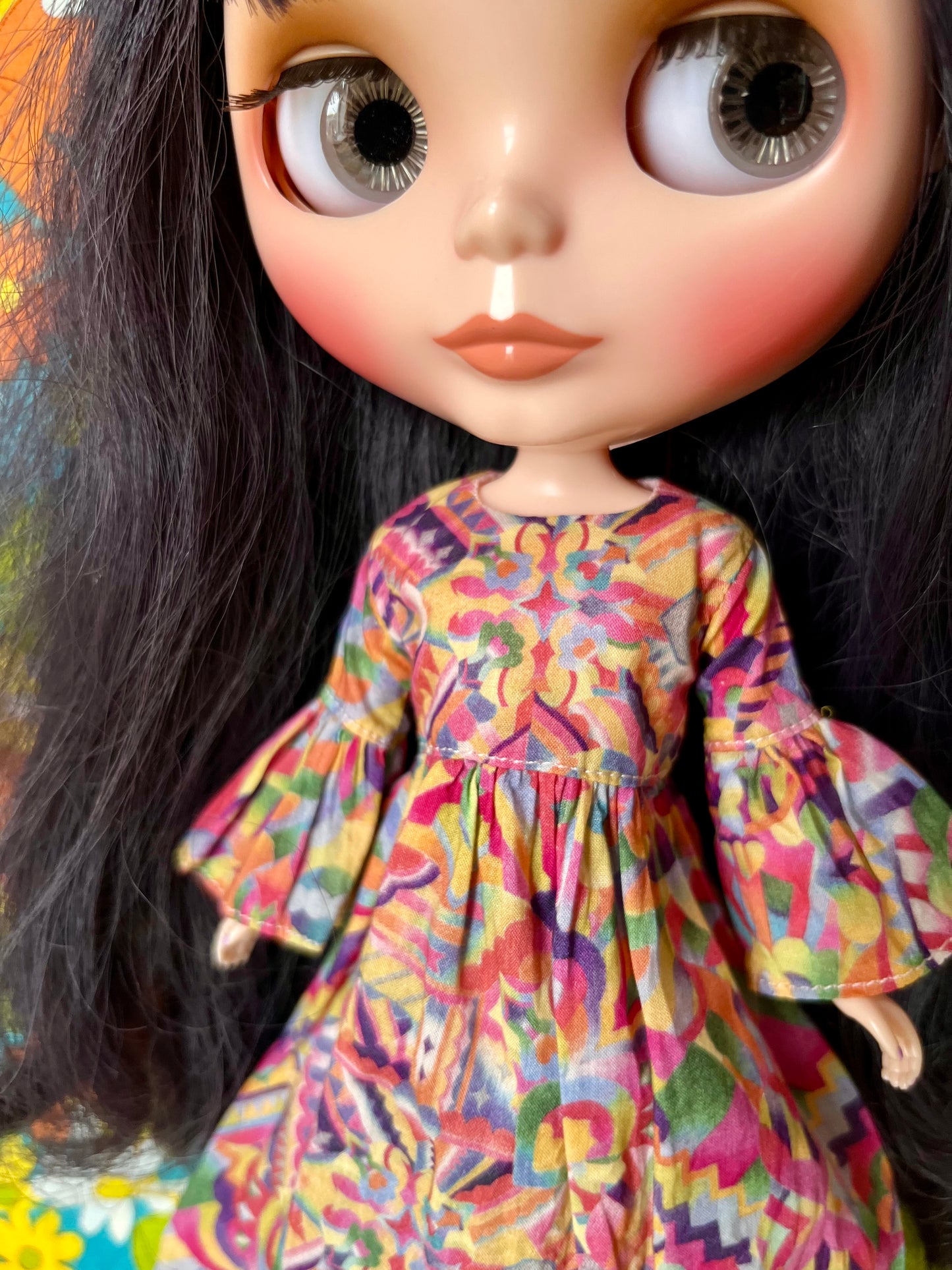 Liberty Beatles Psychedelic Dress