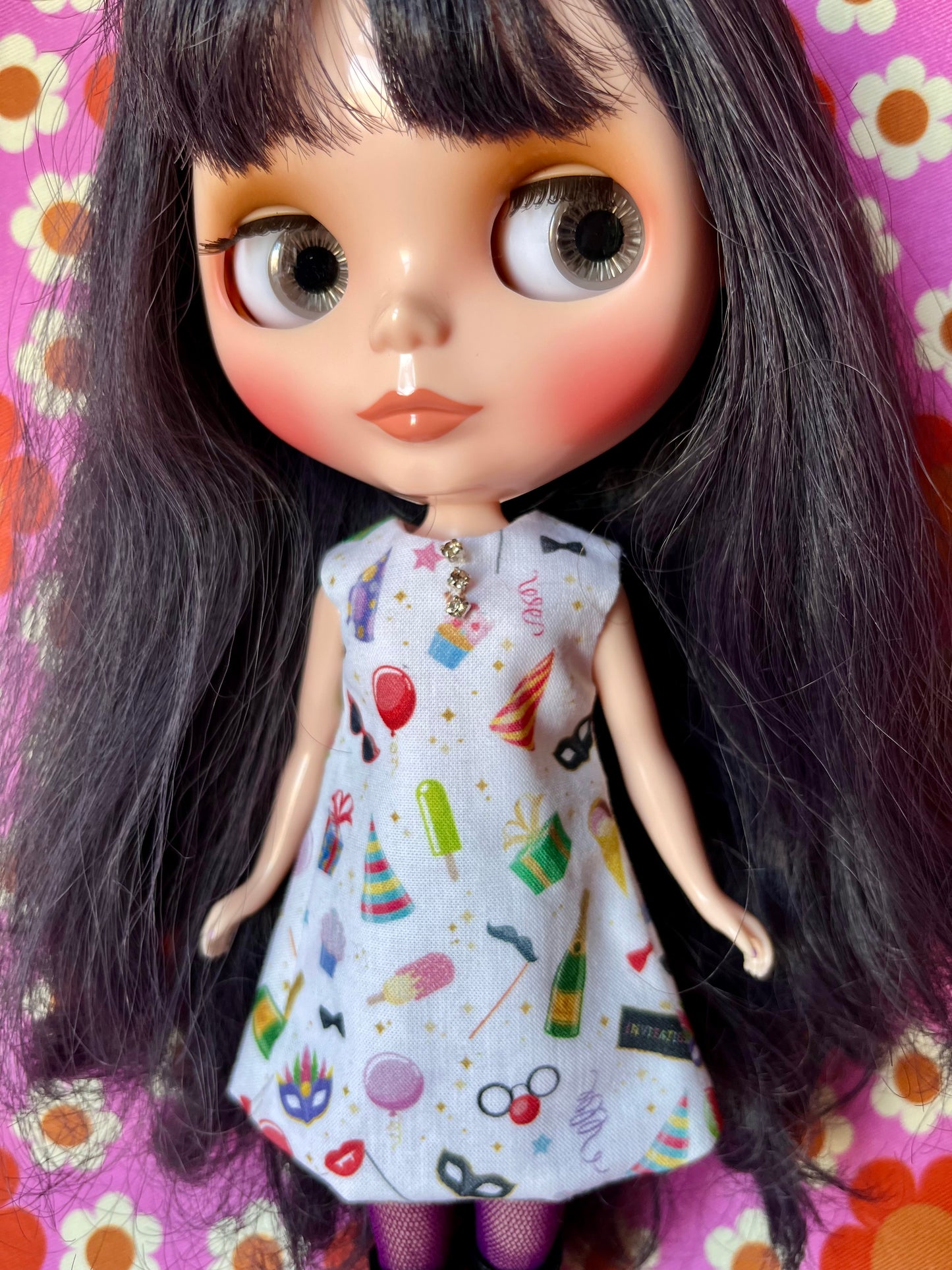 Party Time Shift Dress for Blythe Doll