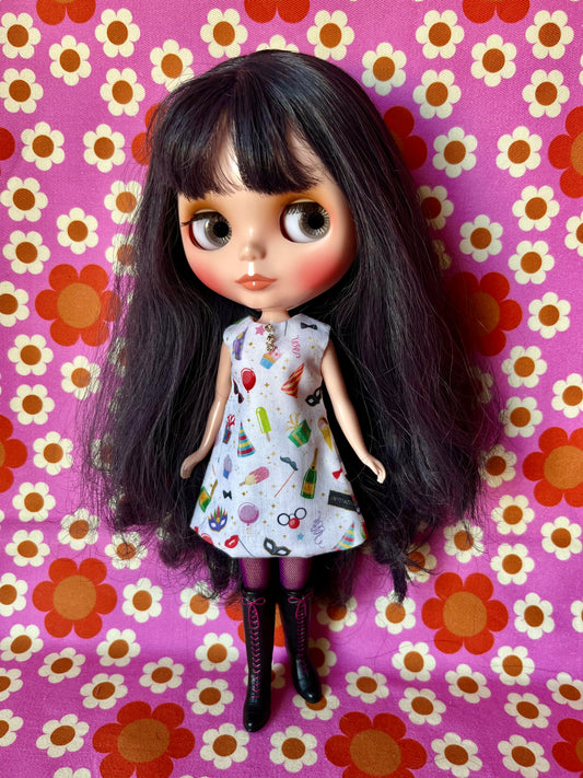 Party Time Shift Dress for Blythe Doll