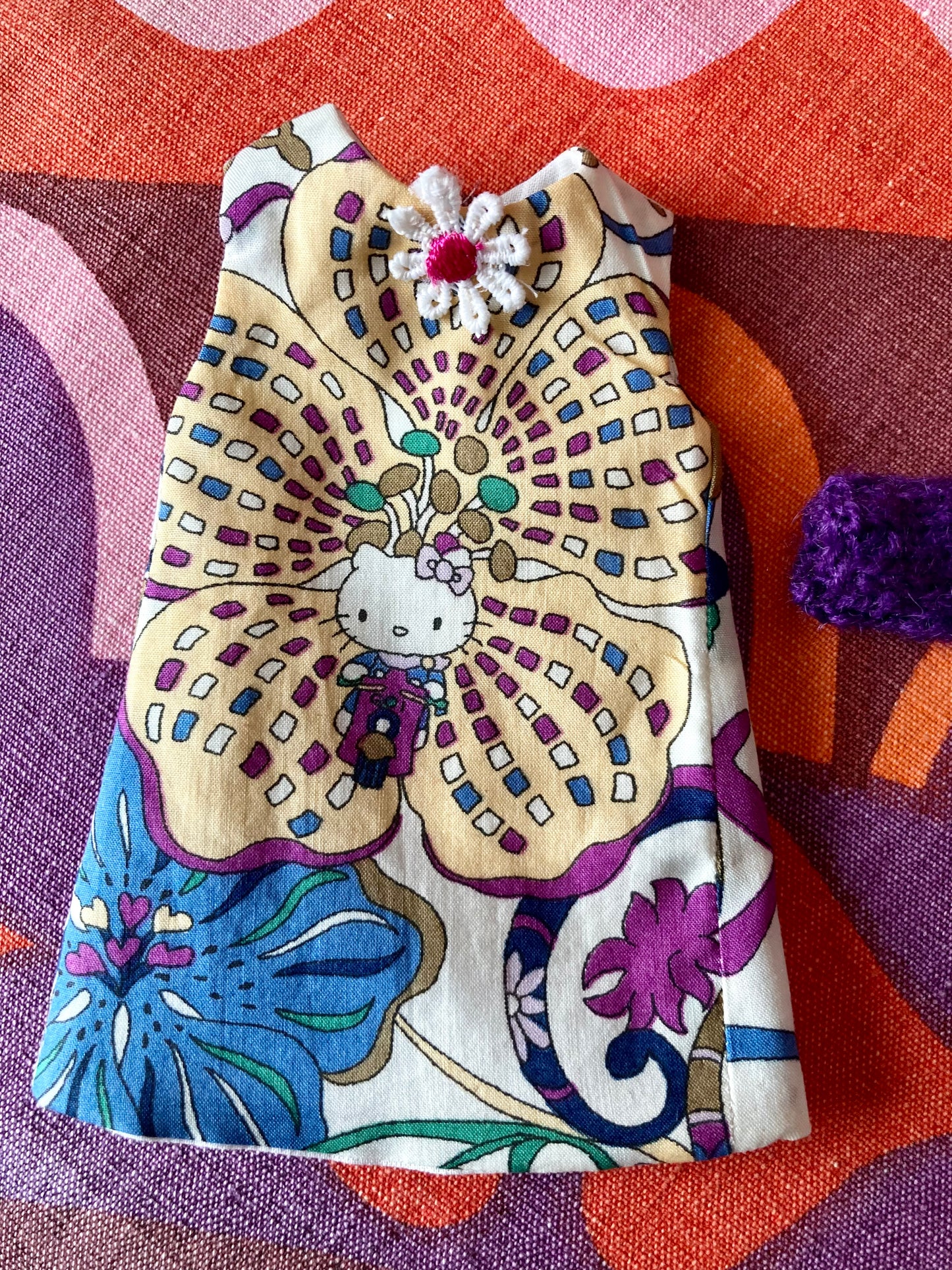 Love Blythe: Hello Kitty Liberty Limited Edition Shift Dress & Cardigan for Blythe Doll