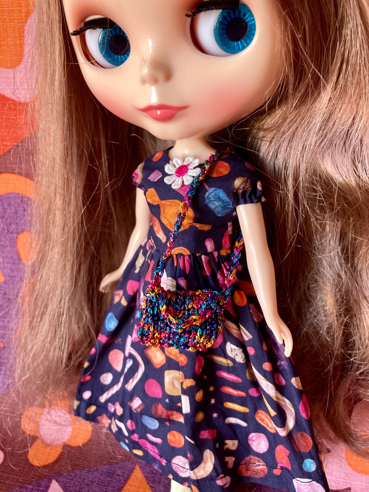 Love Blythe: Liberty Dress Glitter bag Surprise for Blythe Doll