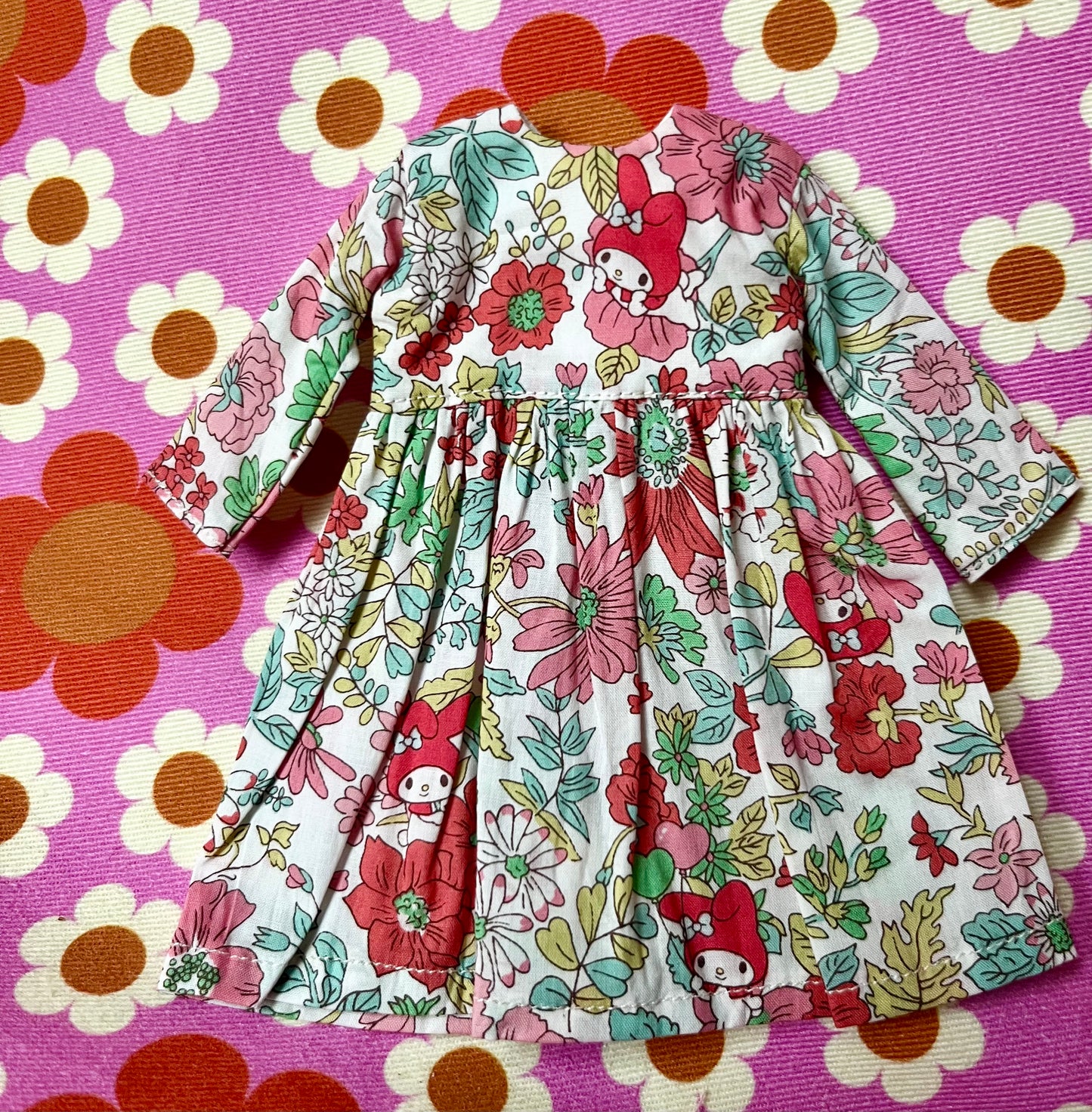 Red My Melody Sanrio Liberty Limited Edition Dress for Blythe Doll