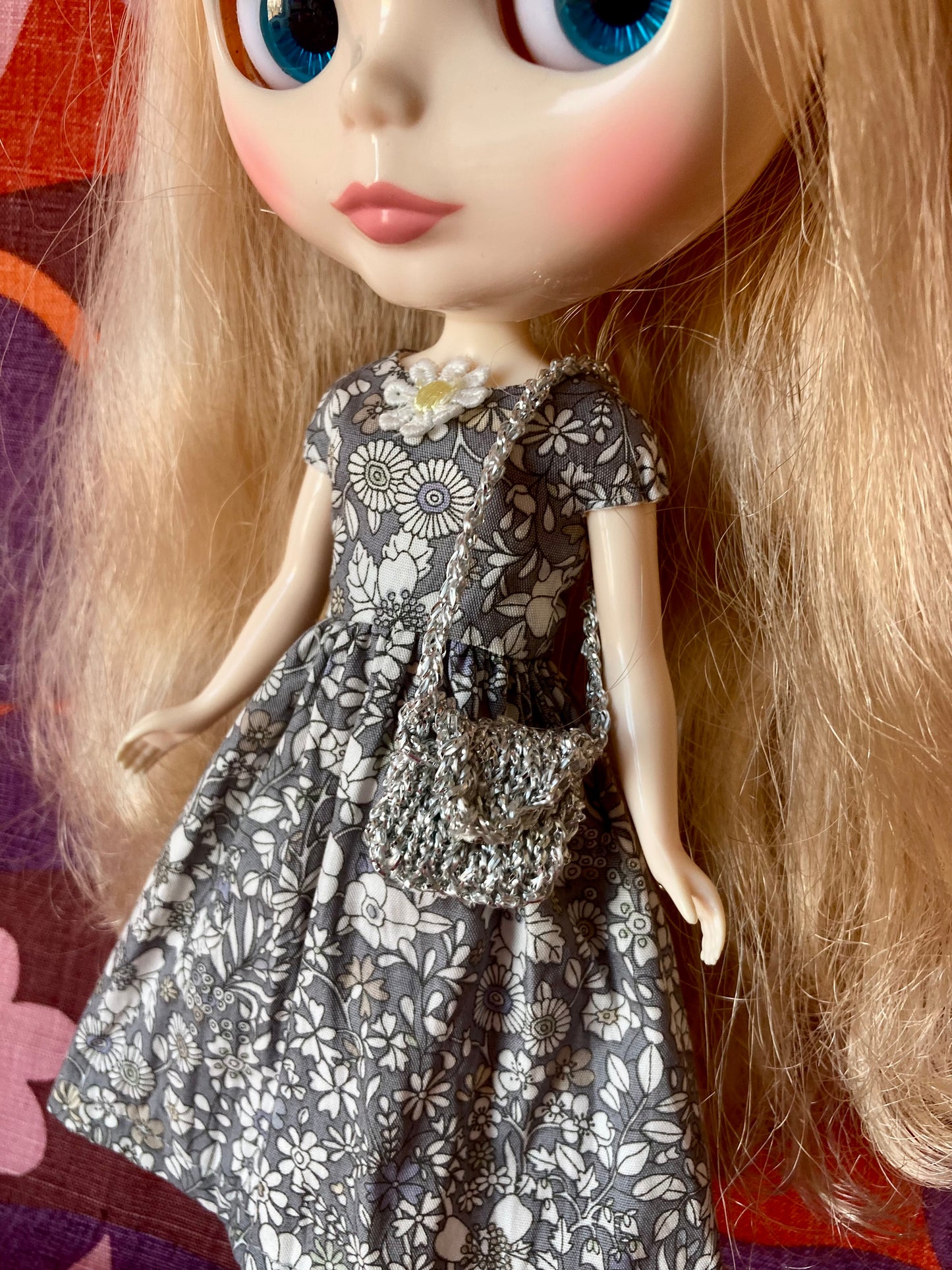 Love Blythe: Liberty Dress Glitter bag Surprise for Blythe Doll