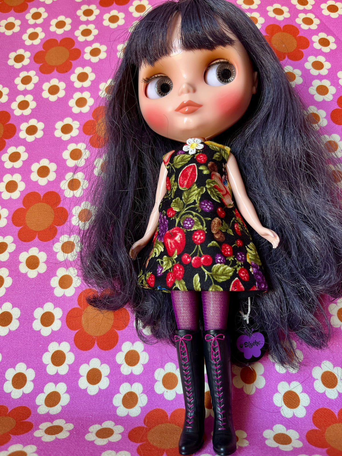 Fruit Print Mod Cilla Shift dress