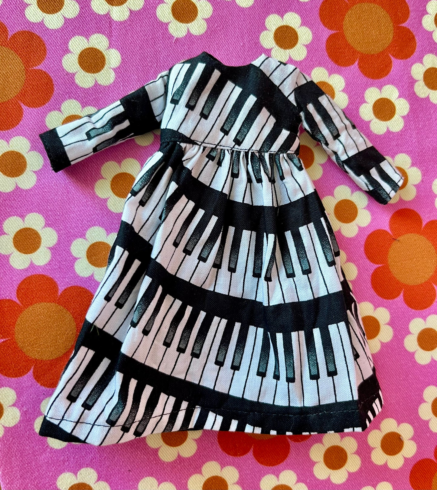 Sale Piano Print Dress
