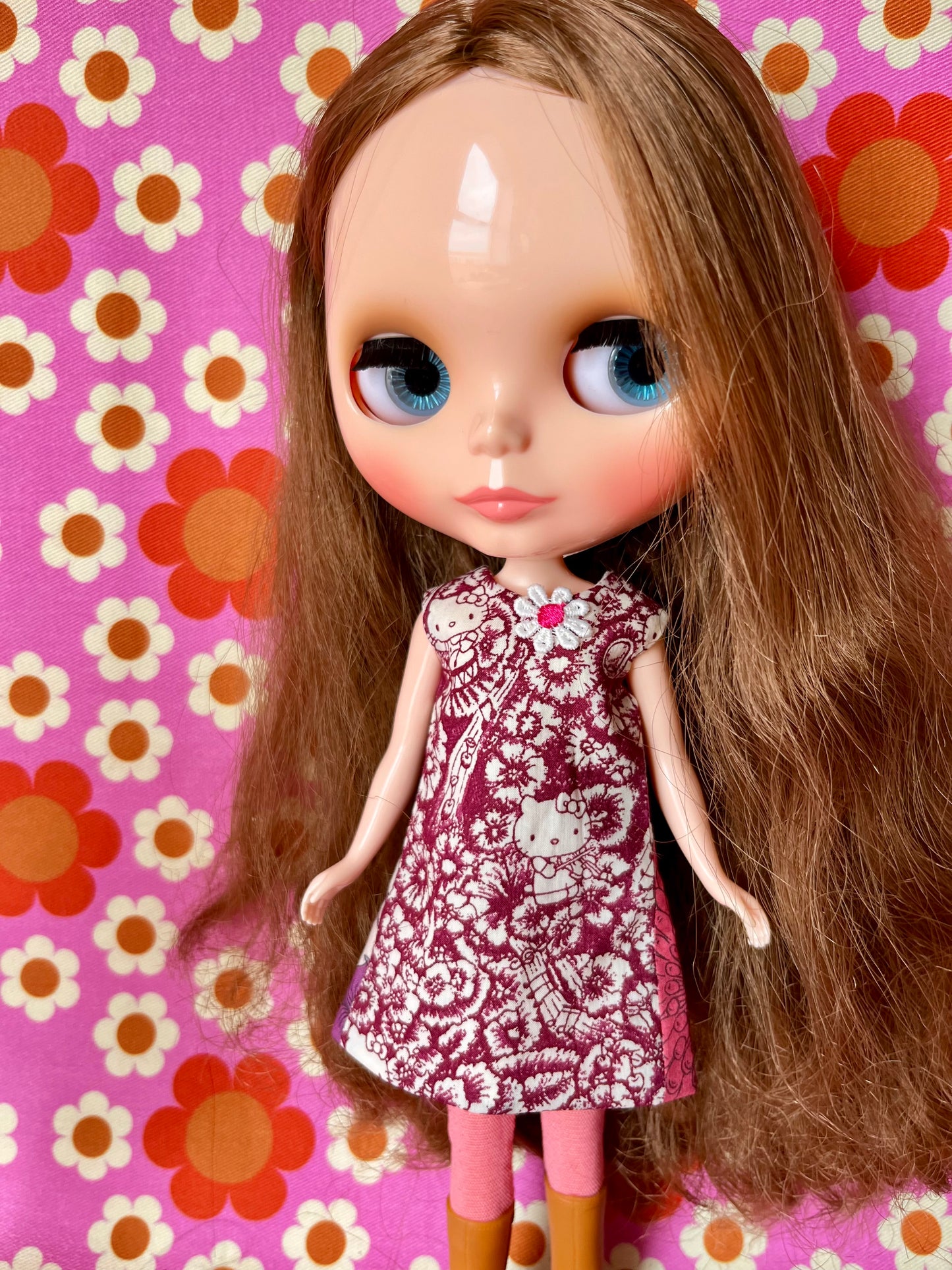 Hello Kitty Liberty Limited Edition Shift Dress & Cardigan for Blythe Doll
