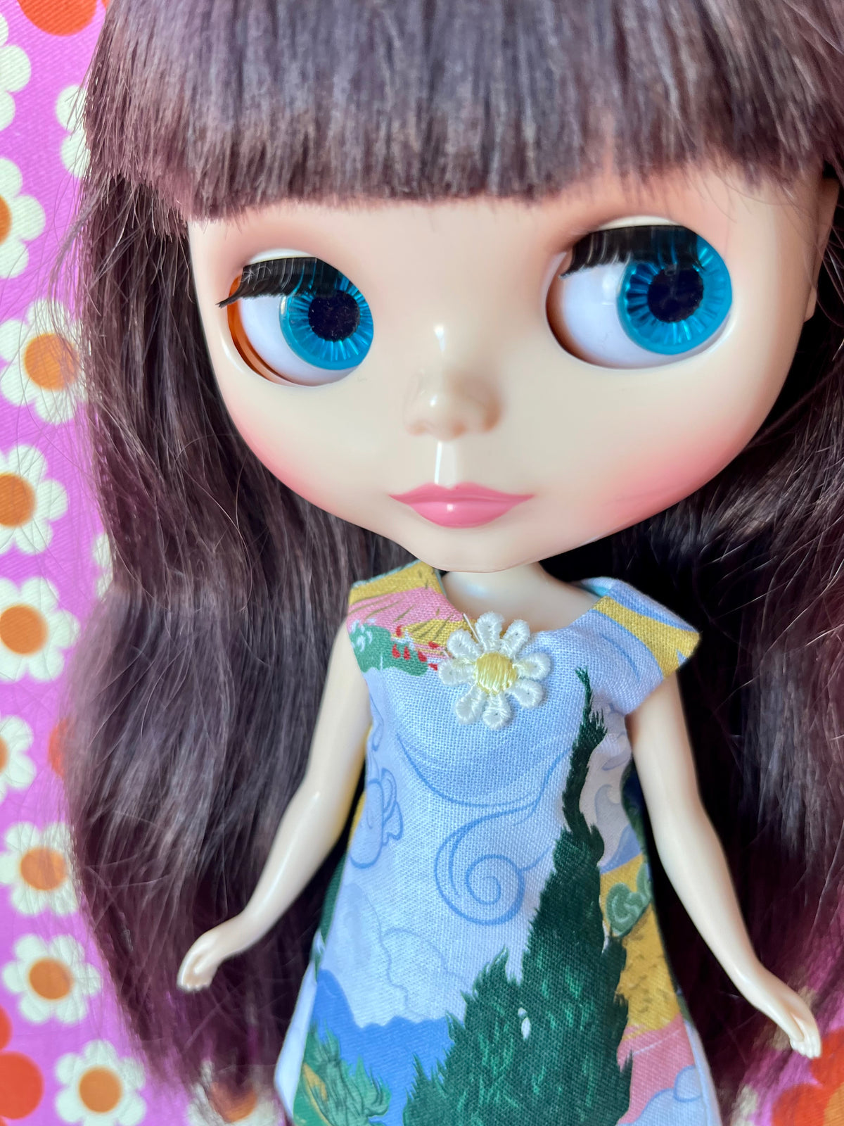 Van Gogh Print Mod Cilla Shift dress