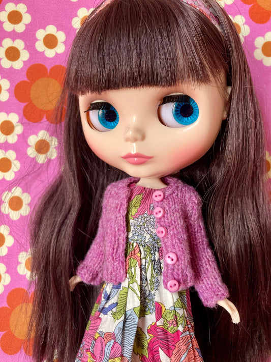 Knitted Cardigan for Blythe Doll