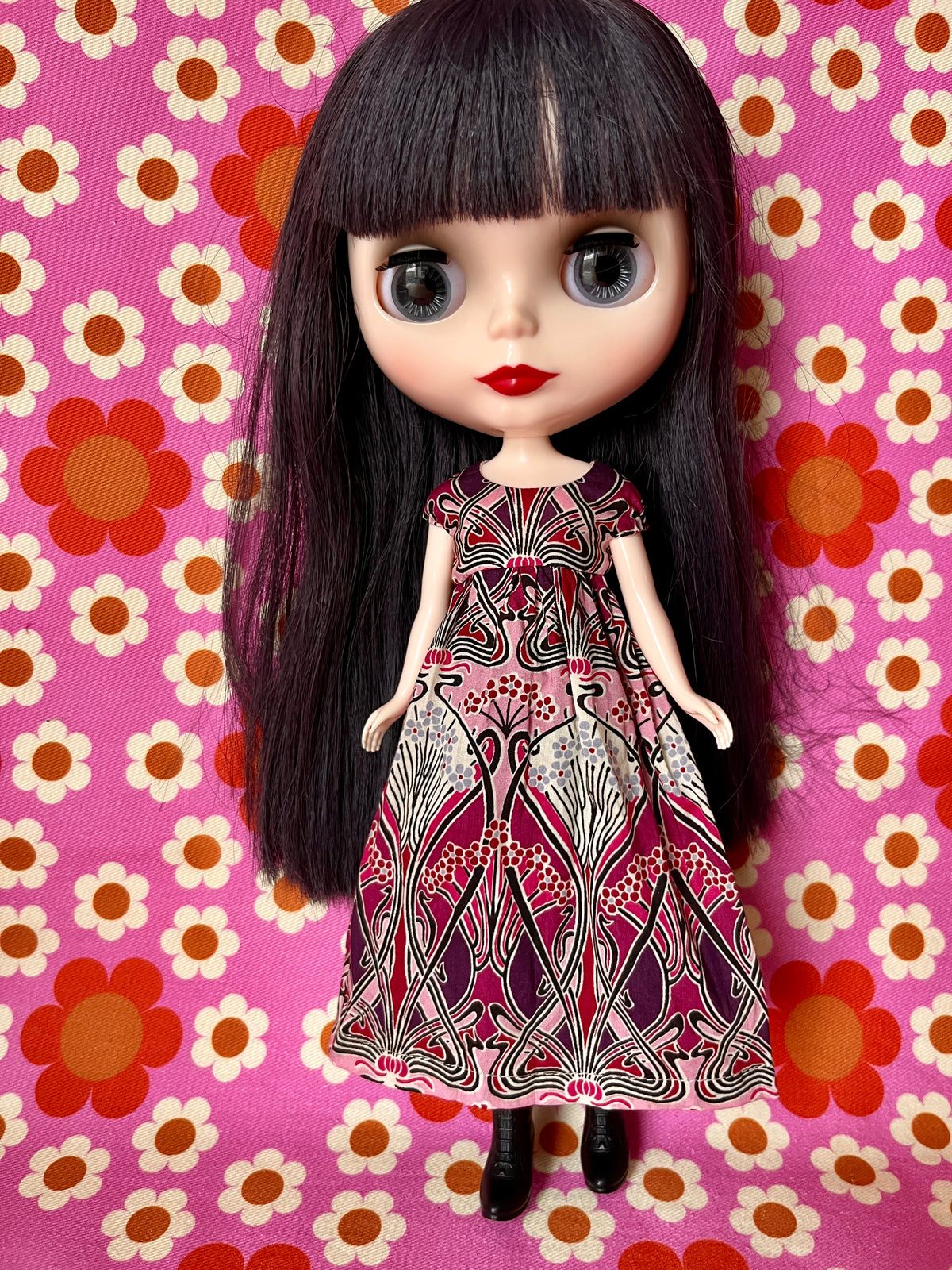 Goth Austen Liberty Regency Dress for Blythe Doll Ianthe