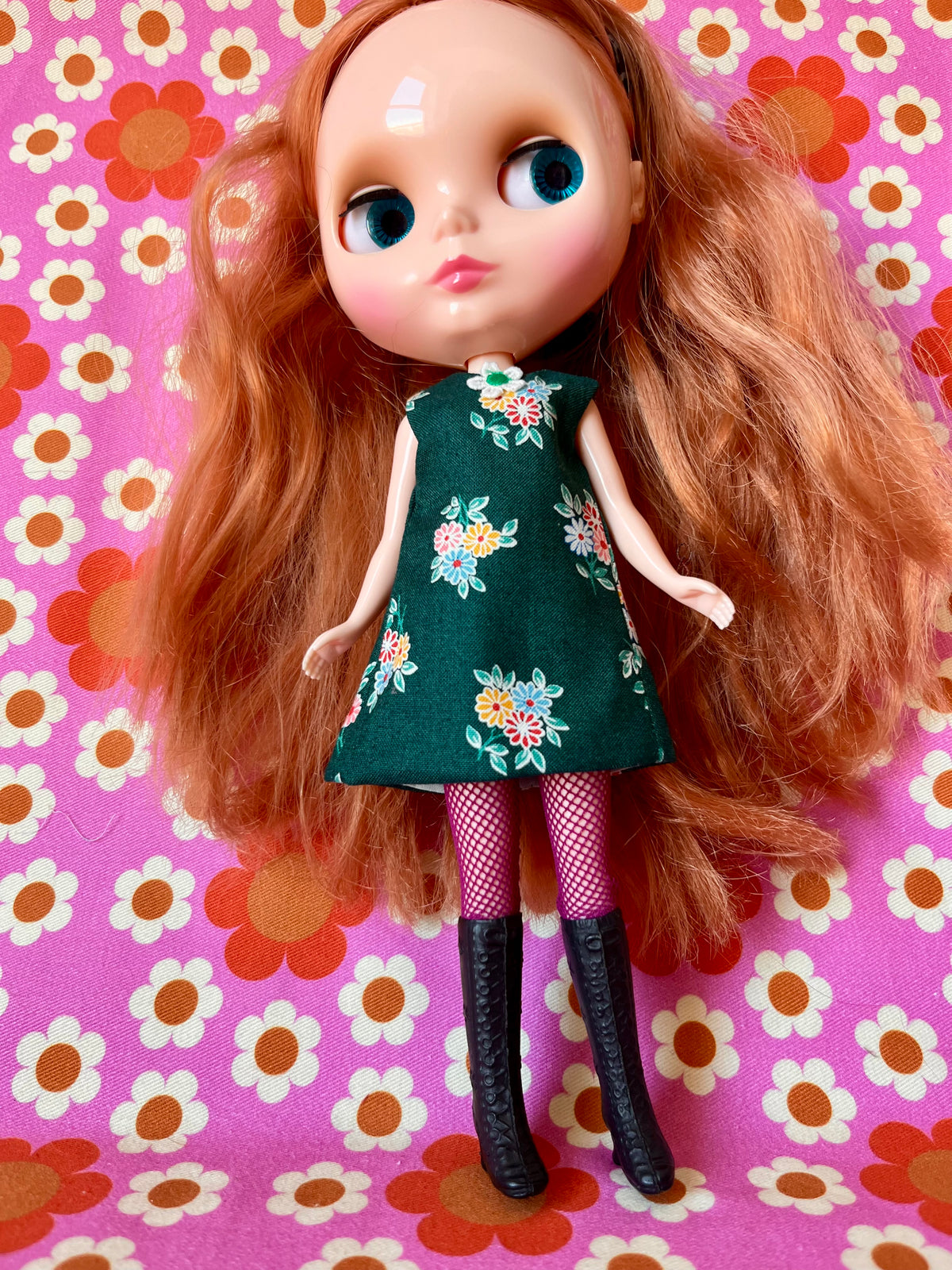 Green Flora Mod Cilla Shift dress