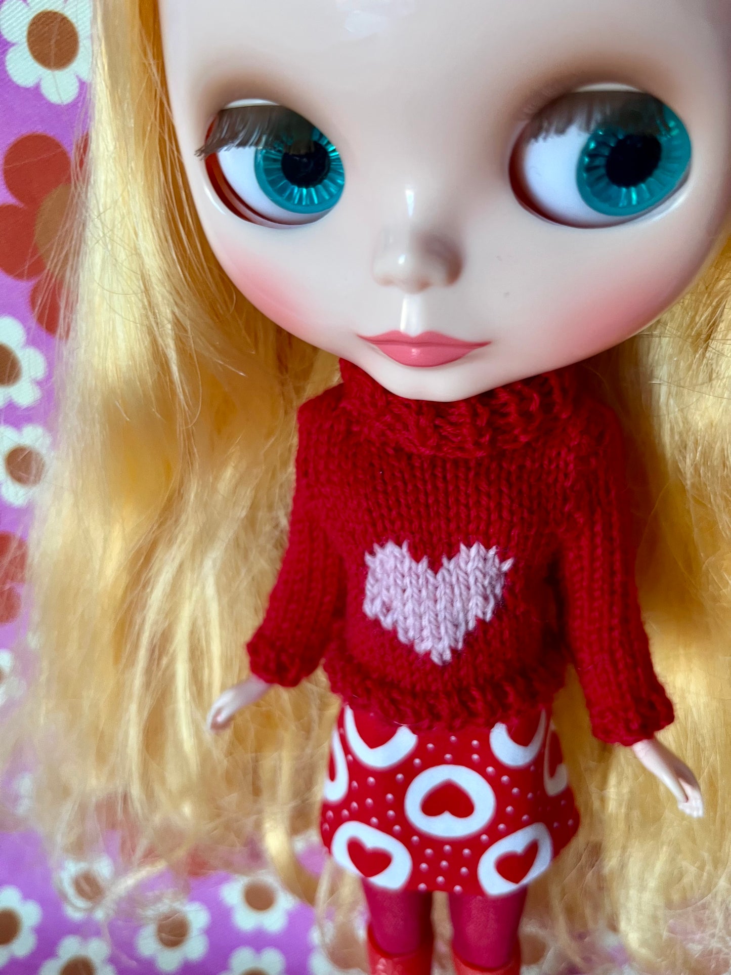 Valentine Heart Sweater & Skirt set