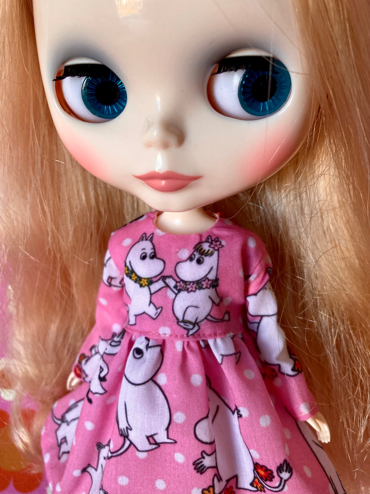 Dancing Moomins Dress for Blythe Doll