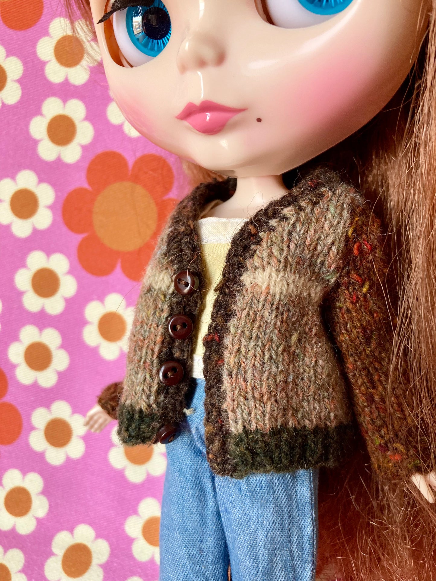 Knitted Cardigan for Blythe Doll