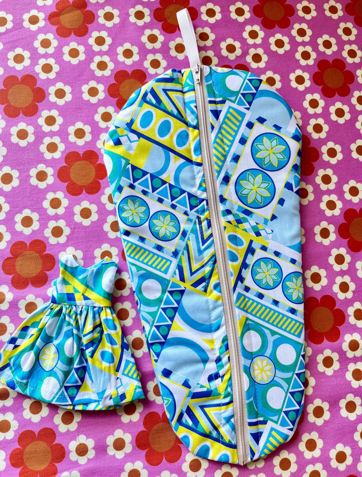 Pucci Summer Dress & Matching Carry Case for Neo-Blythe size Doll