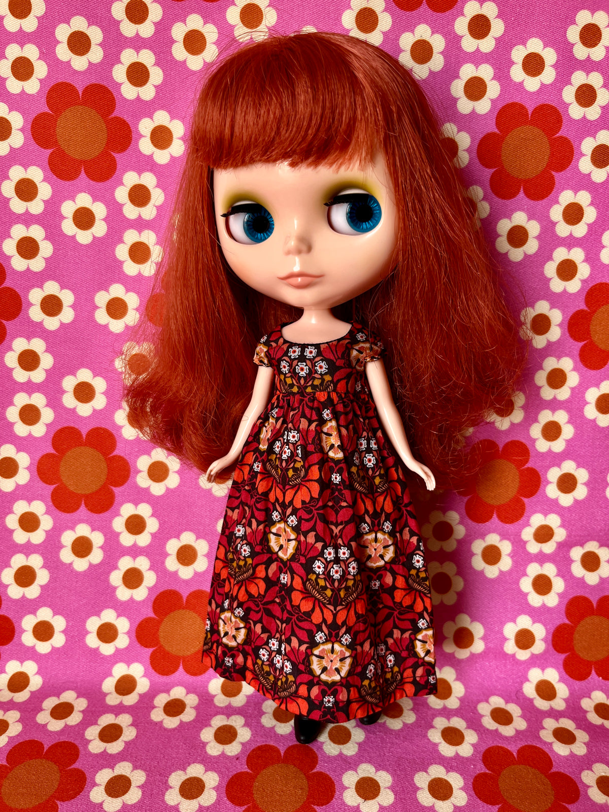Goth Austen Liberty Regency Dress for Blythe Doll