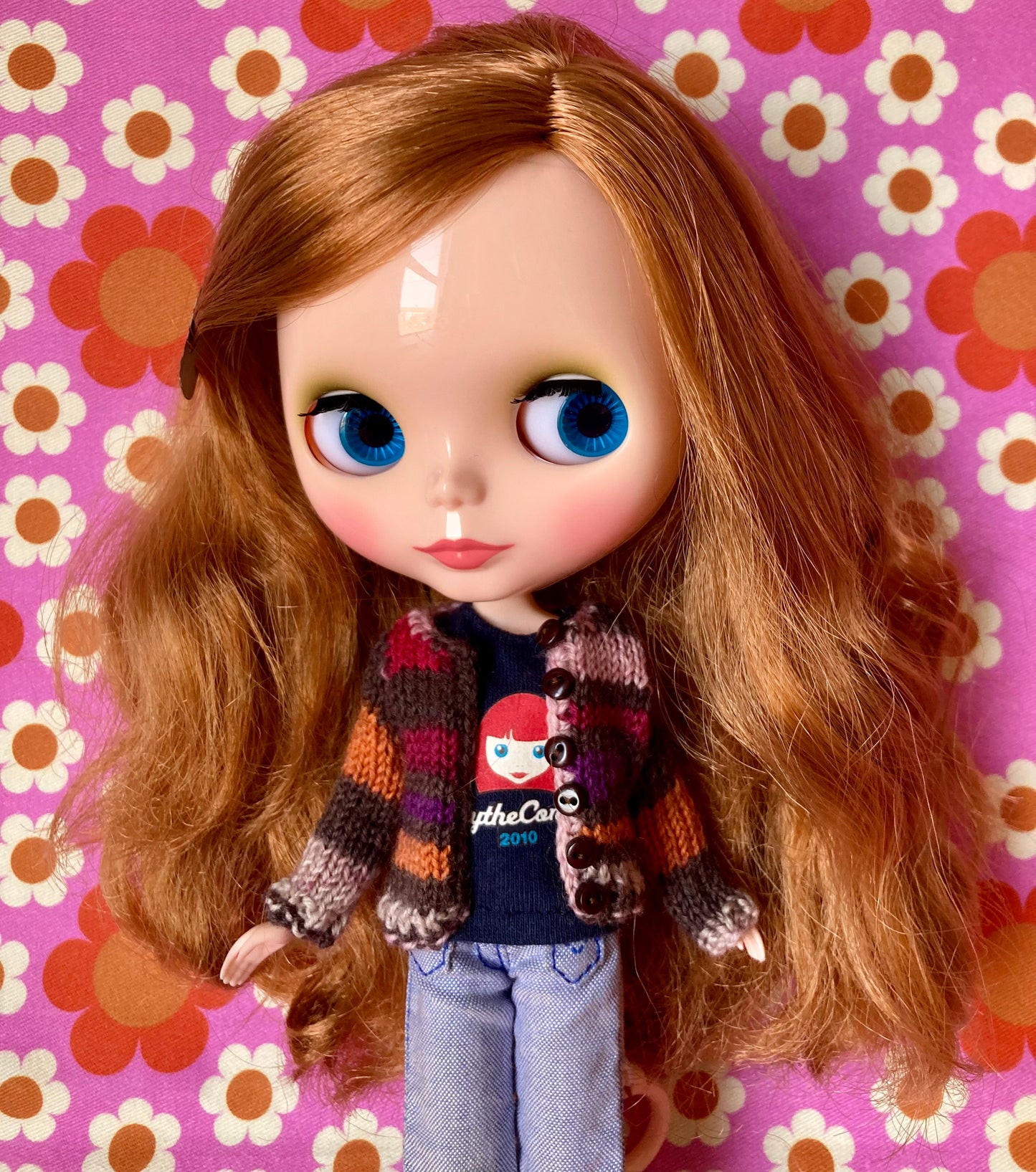 Knitted Cardigan for Blythe Doll