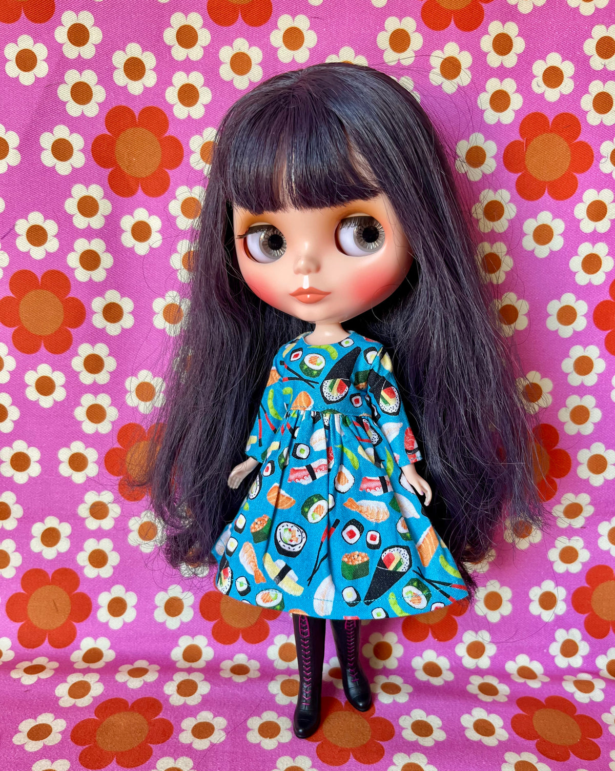 Sushi Print Dress