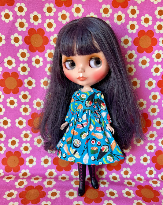 Sale Sushi Print Dress