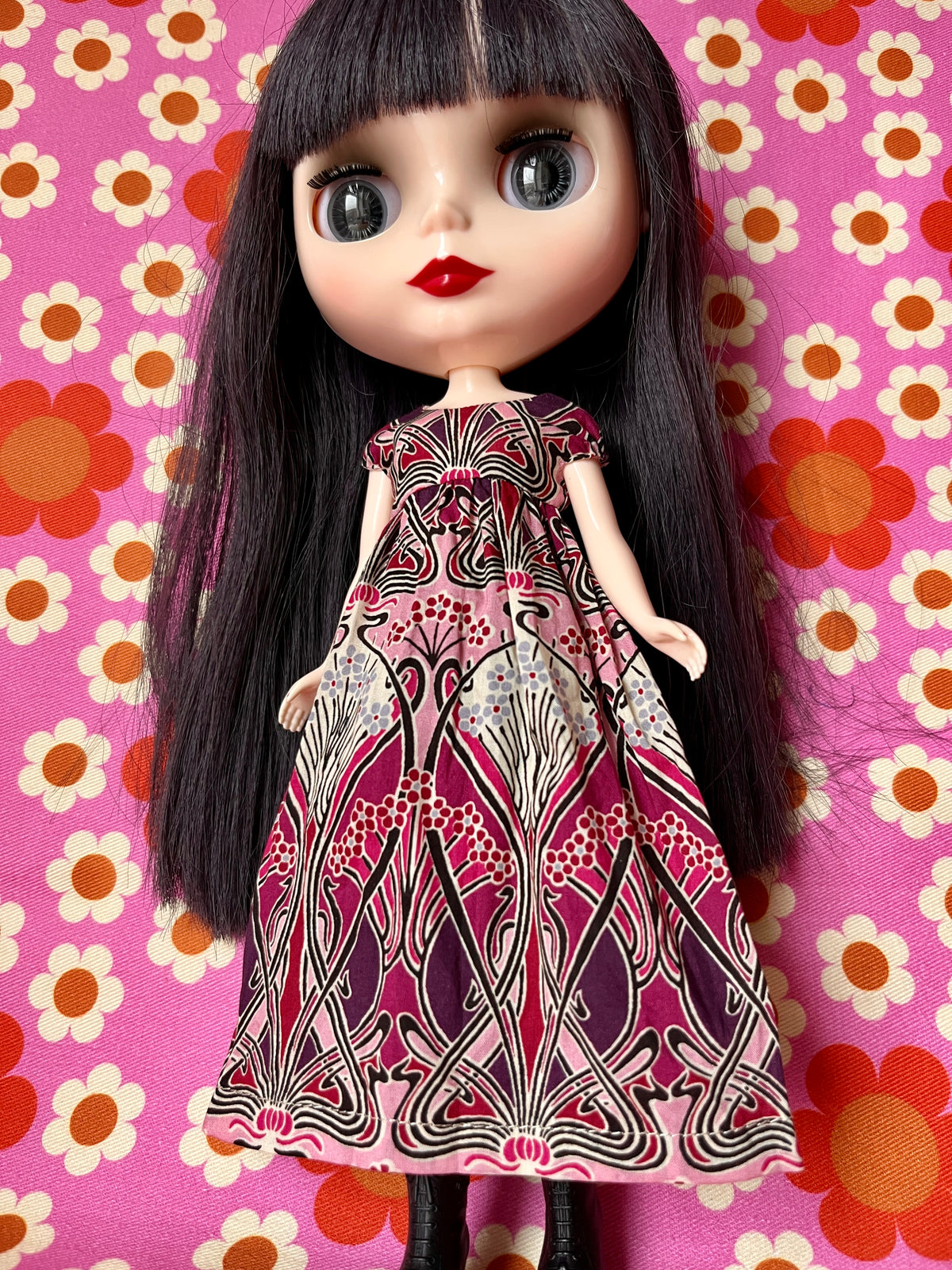 Goth Austen Liberty Regency Dress for Blythe Doll Ianthe