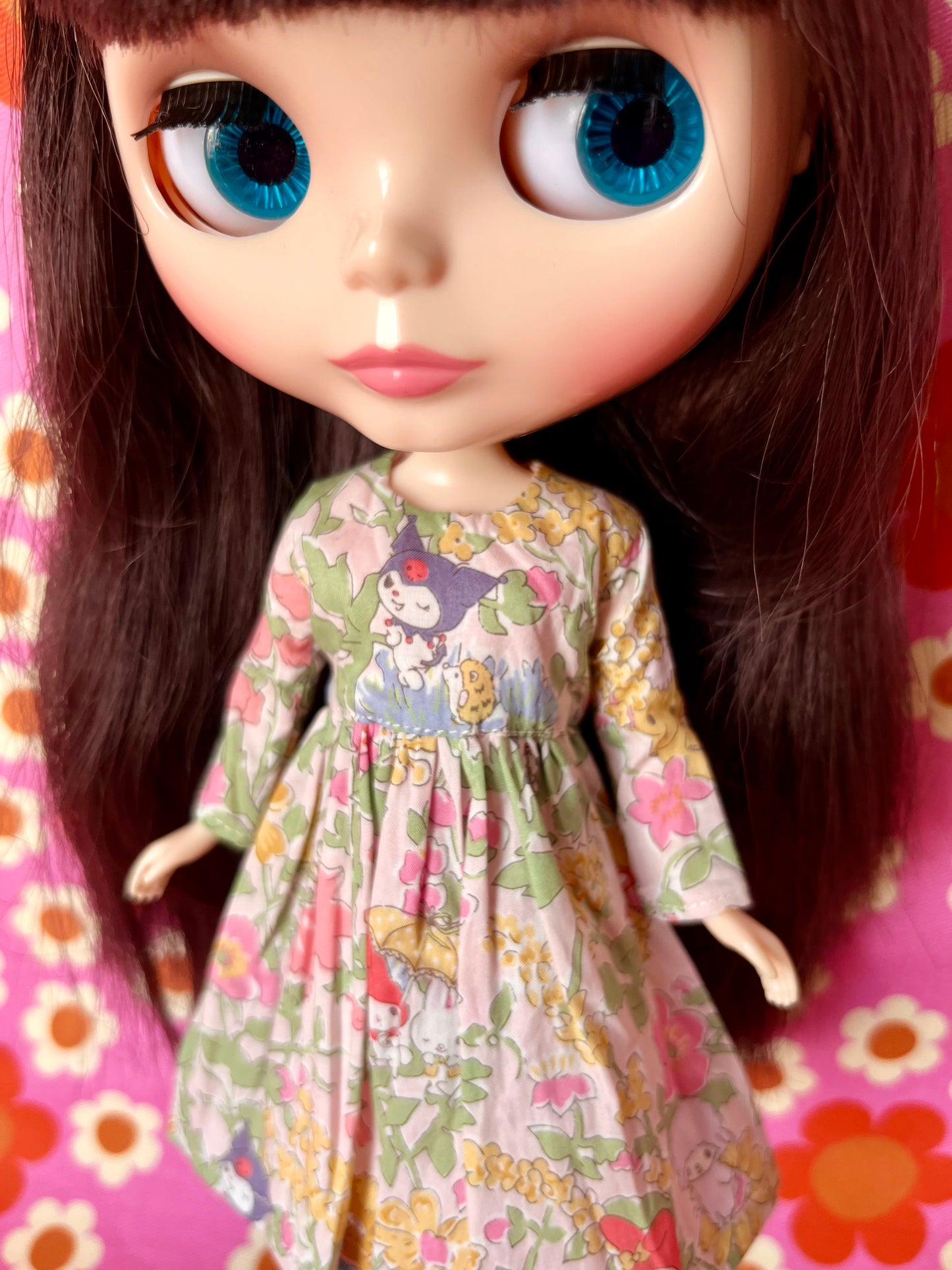 My Melody Kuromi Sanrio Liberty Limited Edition Dress for Blythe Doll