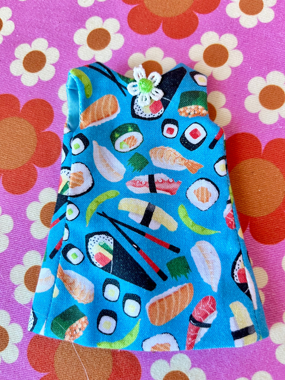 Sushi Print Mod Cilla Shift dress