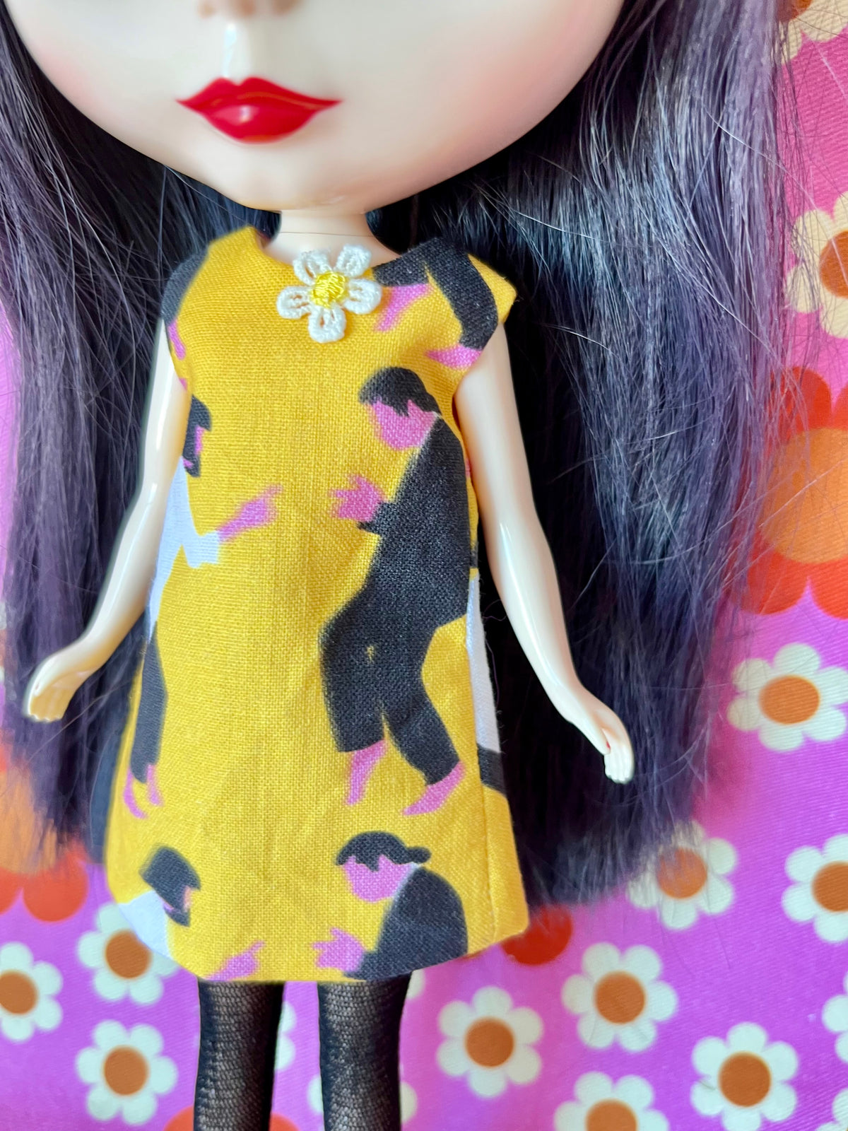 Pulp Fiction Print Mod Cilla Shift dress