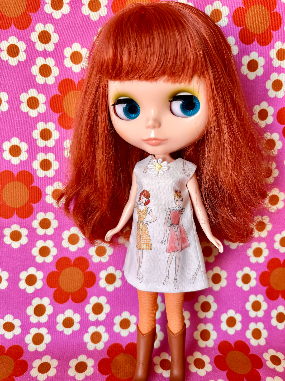 Fashion Illustration Mod Cilla Shift dress
