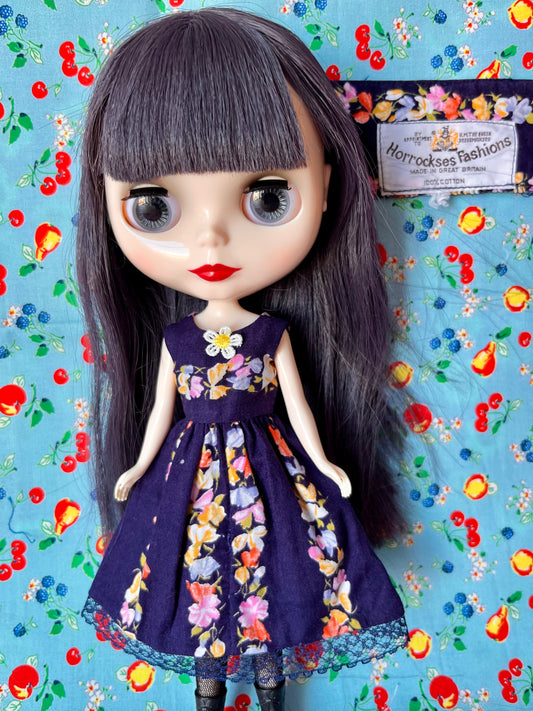 Horrockses Vintage Fabric Dress for Blythe Doll