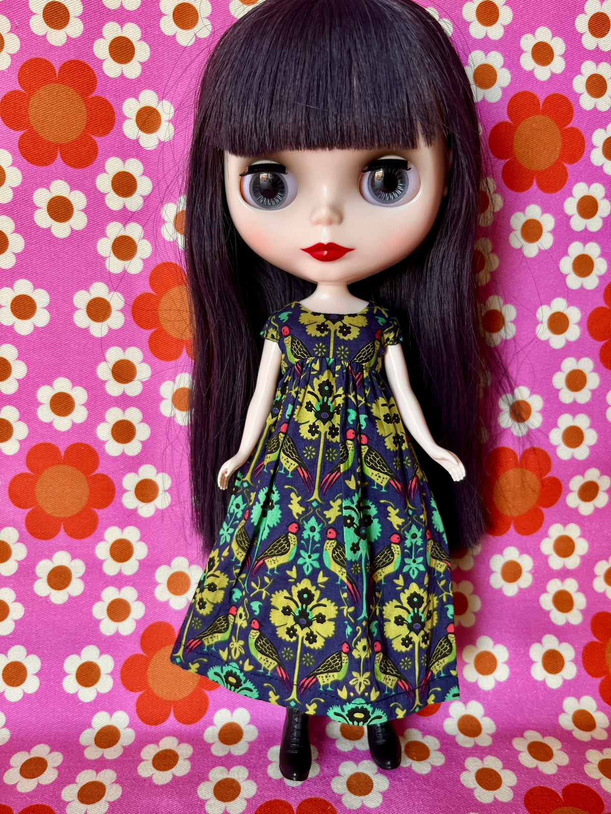Goth Austen Liberty Regency Dress for Blythe Doll Partridge
