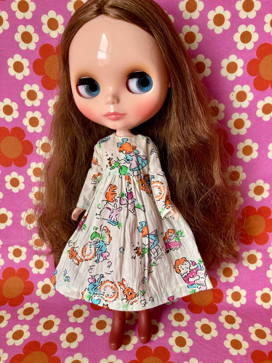 Dolly Summer Sale Long Sleeve dress for Blythe Doll