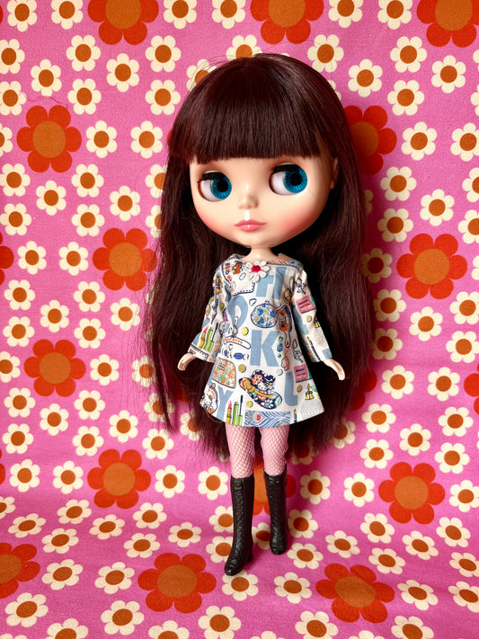 Hello Kitty Sanrio Liberty Limited Edition Shift Dress for Blythe Doll
