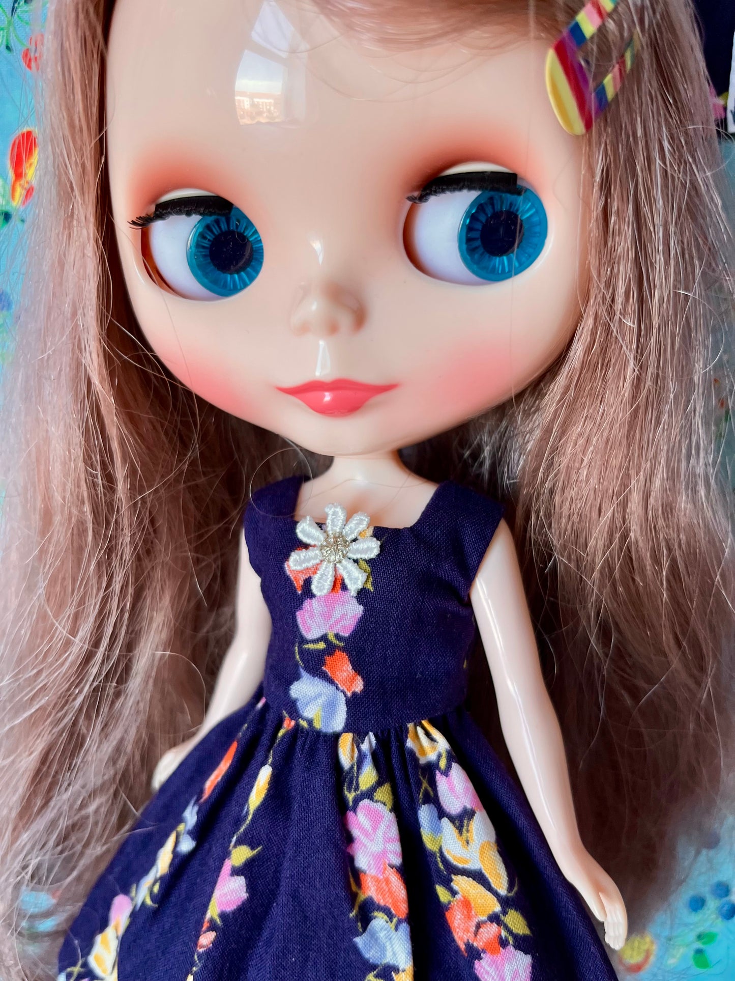 Horrockses Vintage Fabric Dress for Blythe Doll