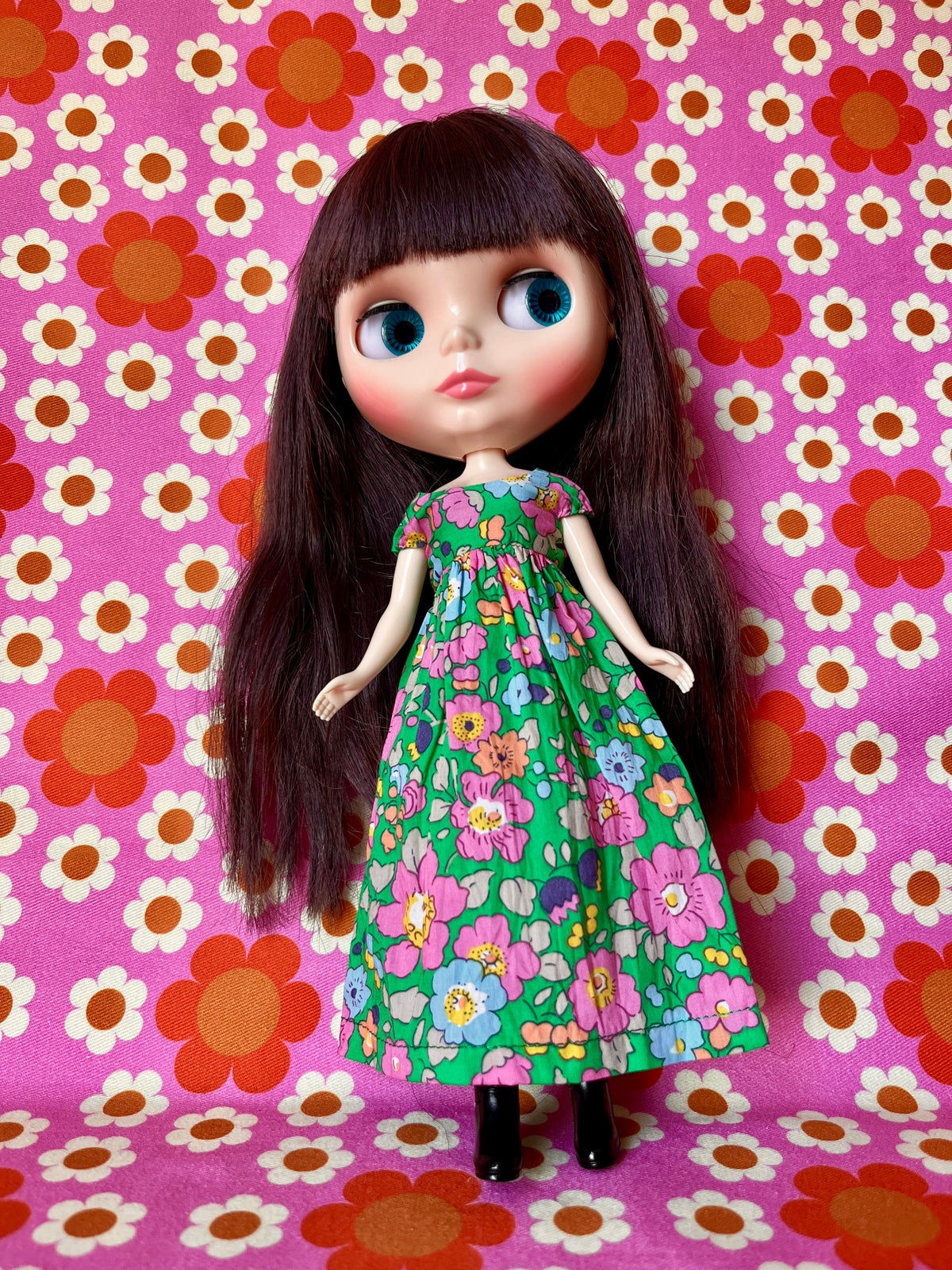 Goth Austen Liberty Regency Dress for Blythe Doll Betsy