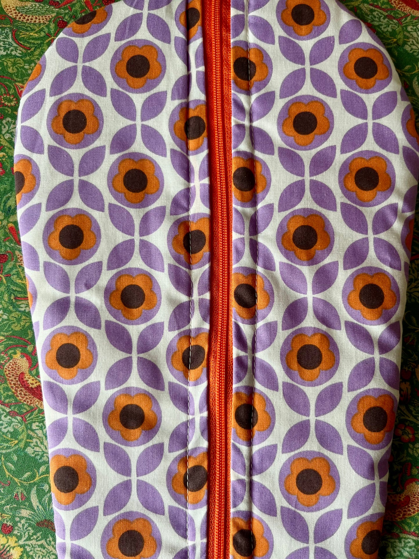 Vintage Retro Print  fabric Blythe Doll Cary Case Neo-Blythe size
