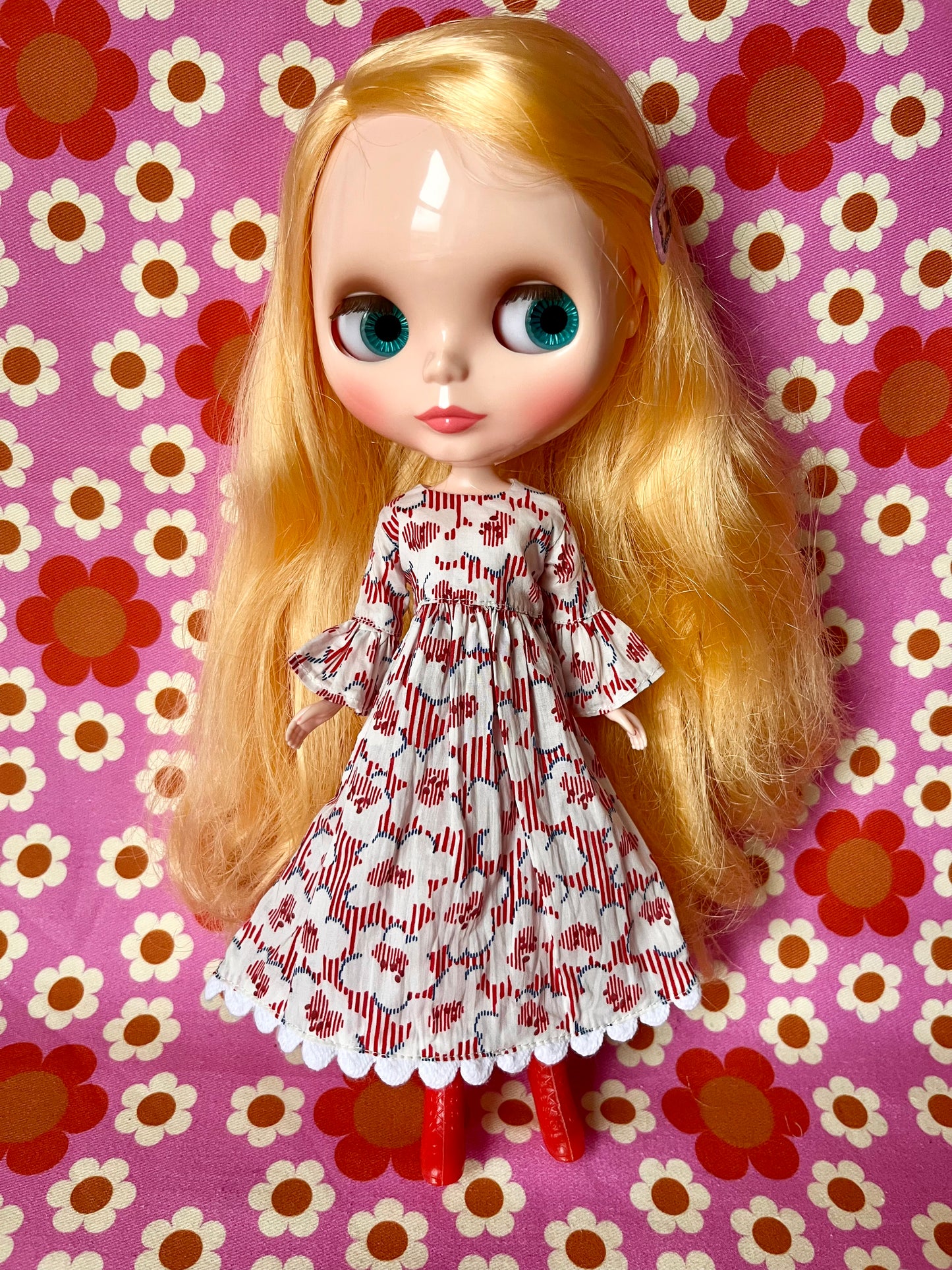Liberty Sixties Celia Birtwell inspired Psychedelic Dress