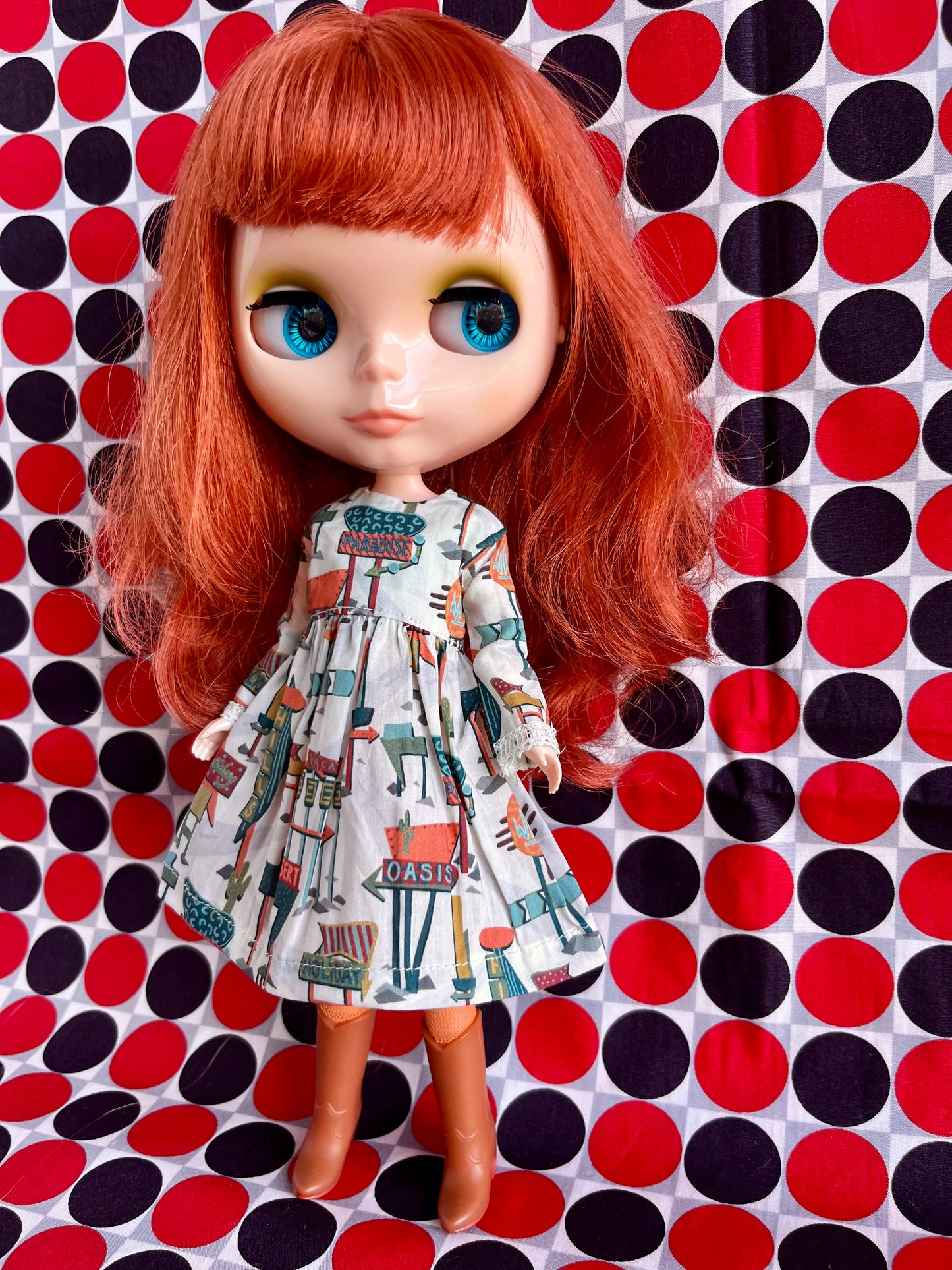 Liberty Sale Dress for Blythe Doll