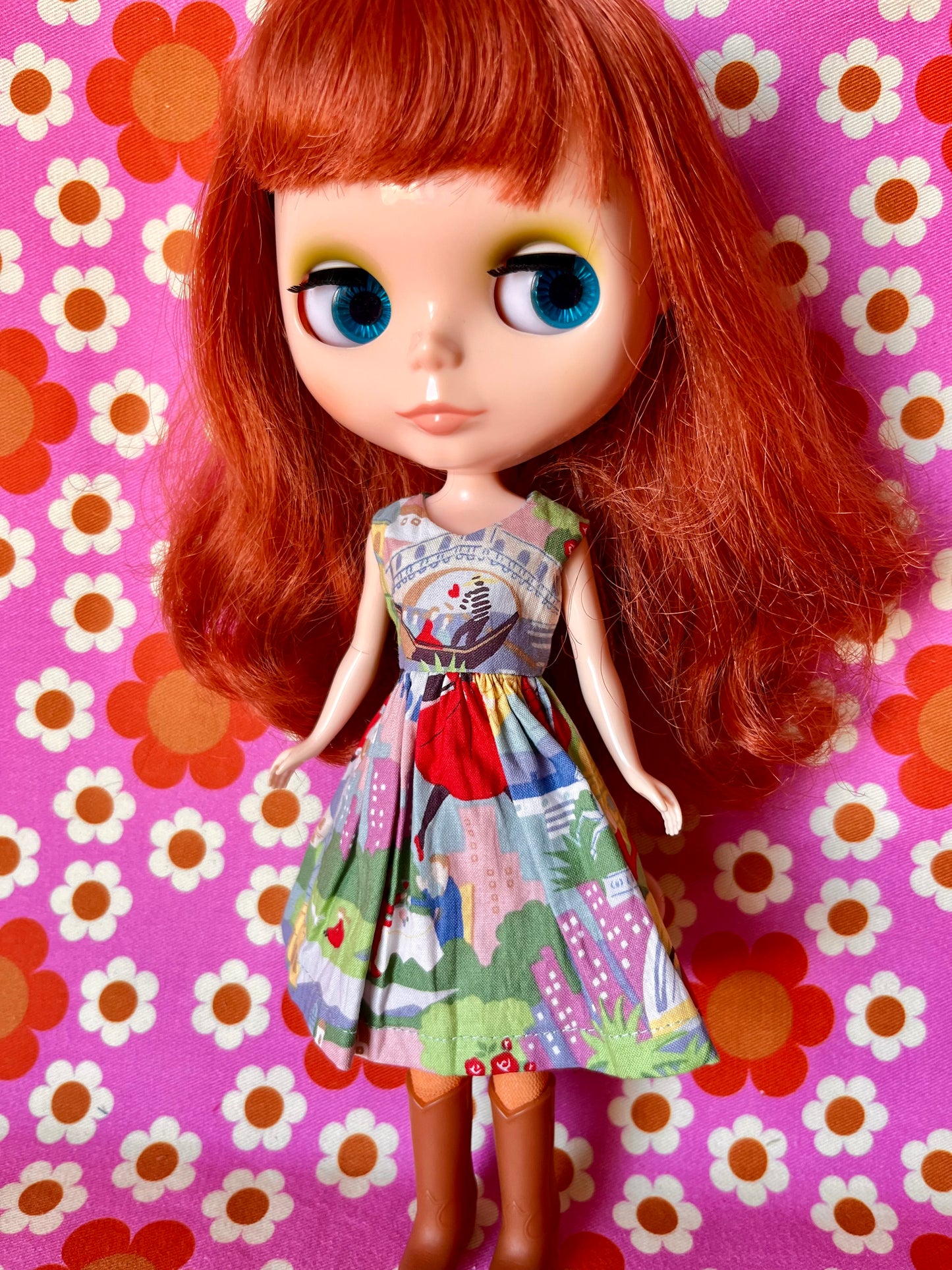 Venice Travel Summer Simple Sleeveless Dress for Blythe