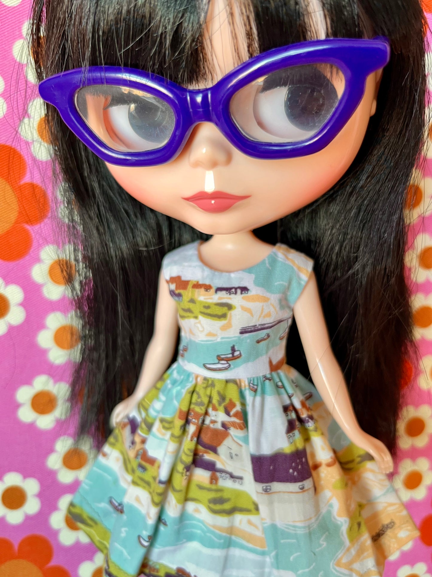 Seaside Coast Summer Simple Sleeveless Dress for Blythe