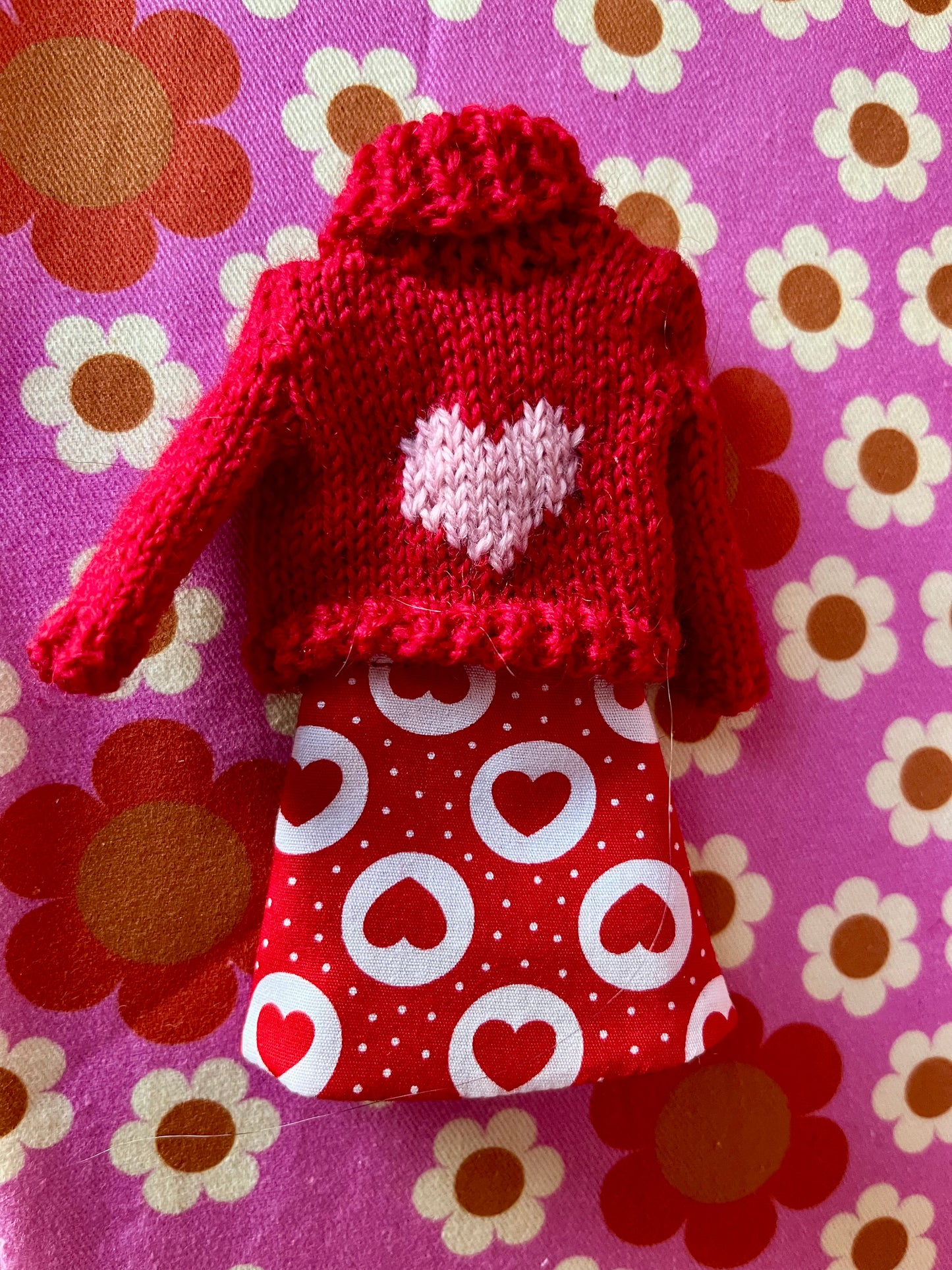 Valentine Heart Sweater & Skirt set