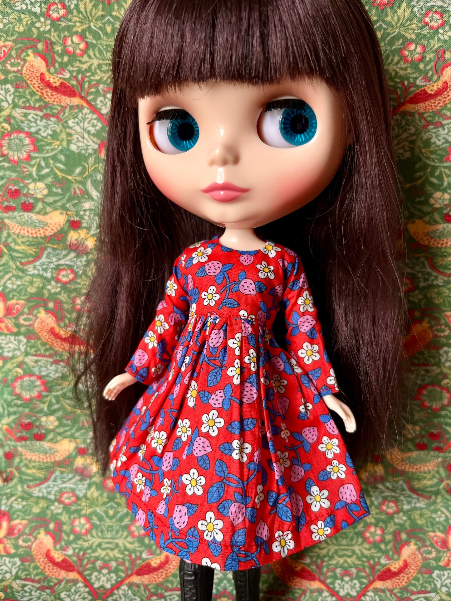 Liberty Long Sleeve Dress for Blythe Doll