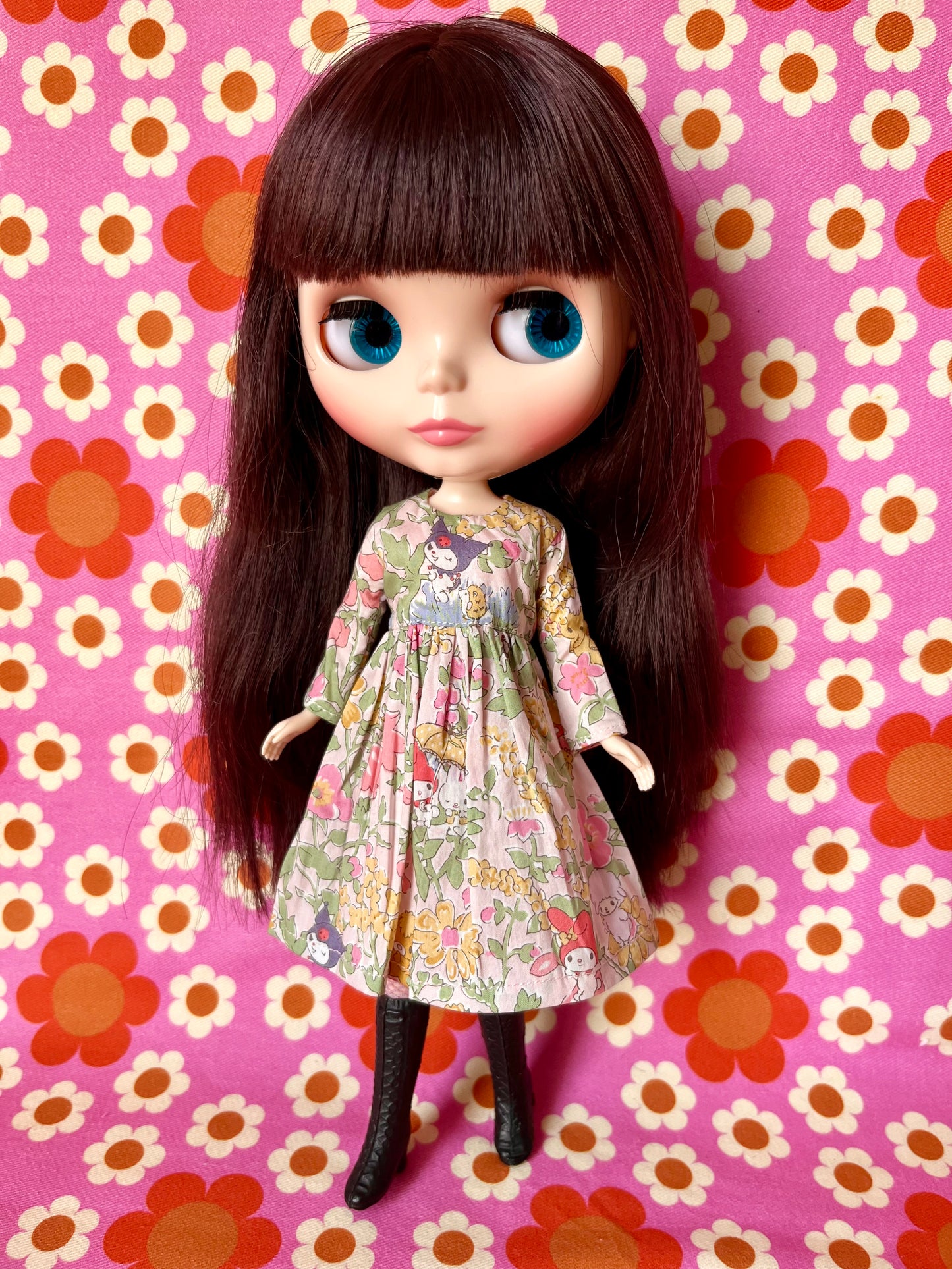 My Melody Kuromi Sanrio Liberty Limited Edition Dress for Blythe Doll